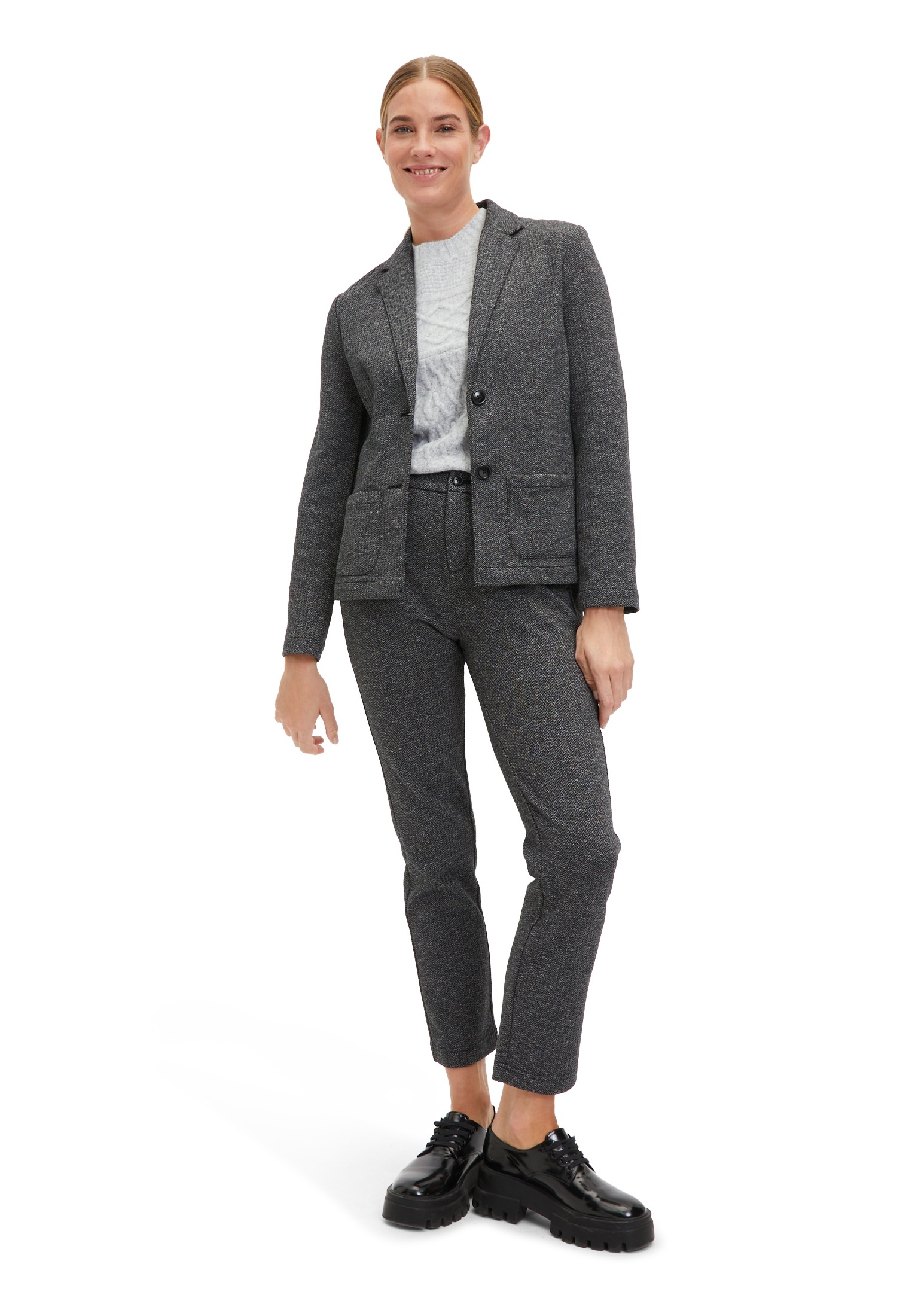 Cartoon Kurzblazer »Cartoon Casual-Blazer mit Reverskragen«, Nahtführung
