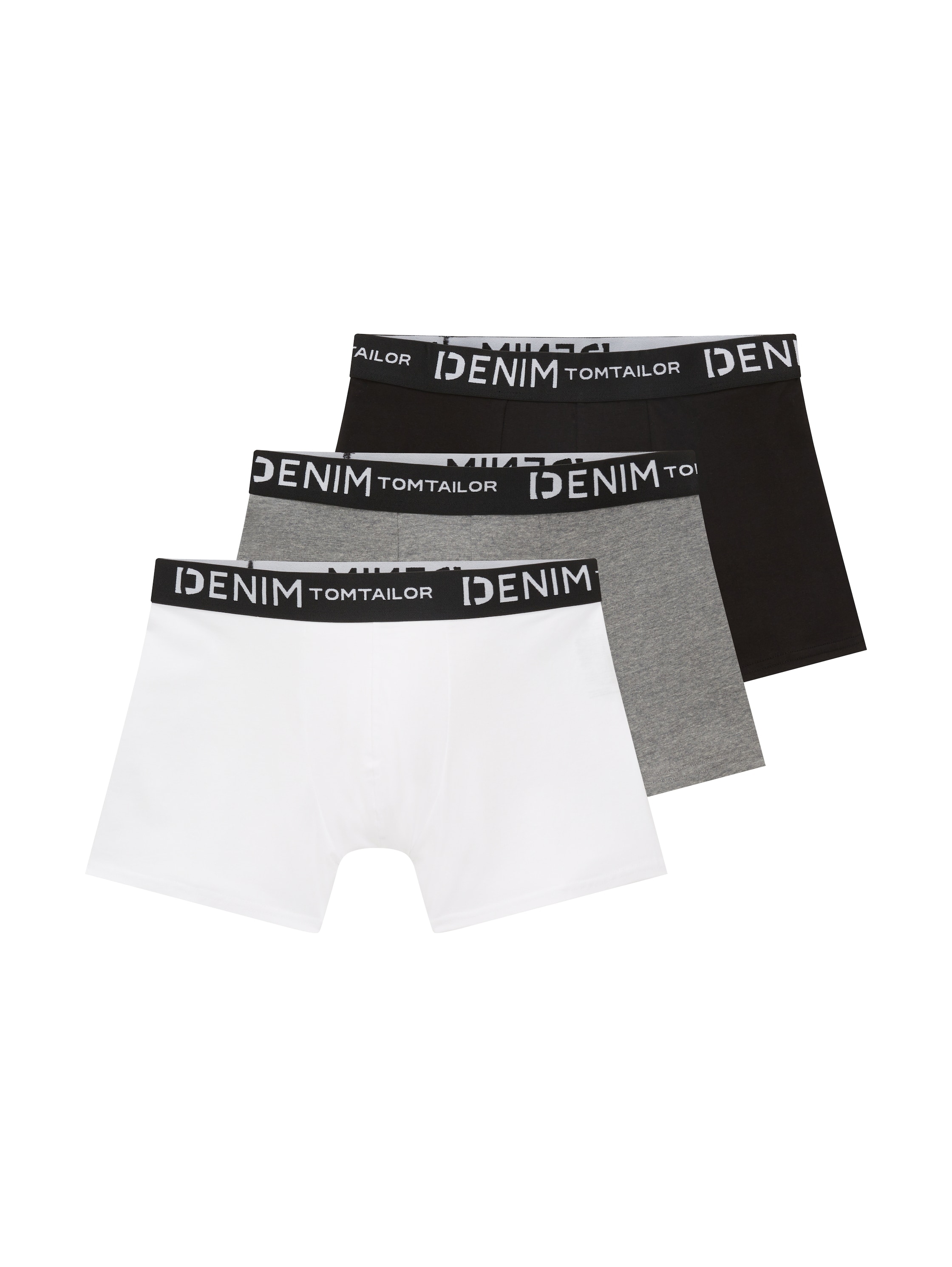 TOM TAILOR Denim Boxershorts Packung, 3 tlg., mit Logo-Stretchbund günstig online kaufen