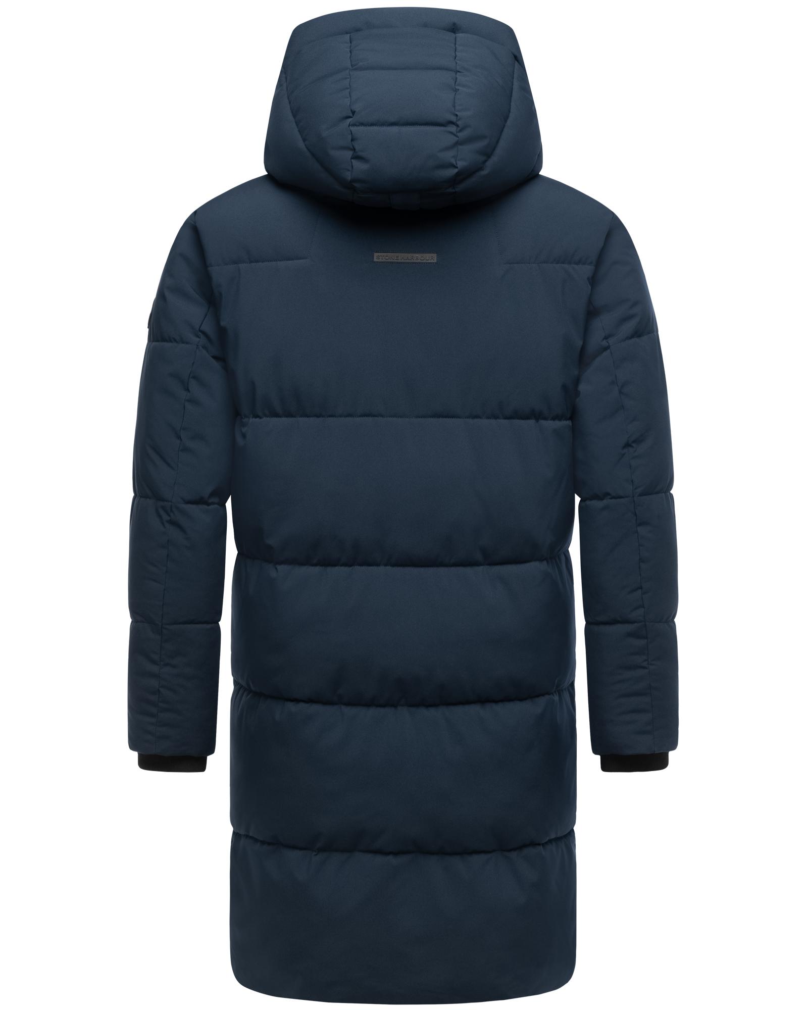 Thumbnail - Stone Harbour Steppmantel "Hadrieen XX" modischer Herren Wintermantel mit kuscheligem Futter