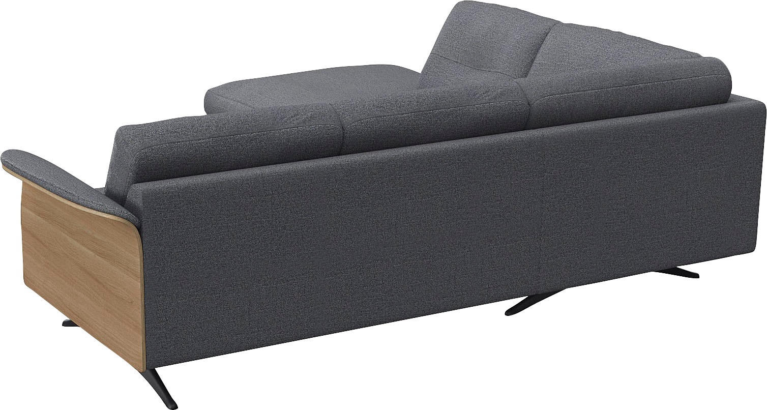 FLEXLUX Ecksofa »Glow, super bequem durch hochwertigem Sitzaufbau mit Federkern, L-Form«, Modernes skandinavisches Design