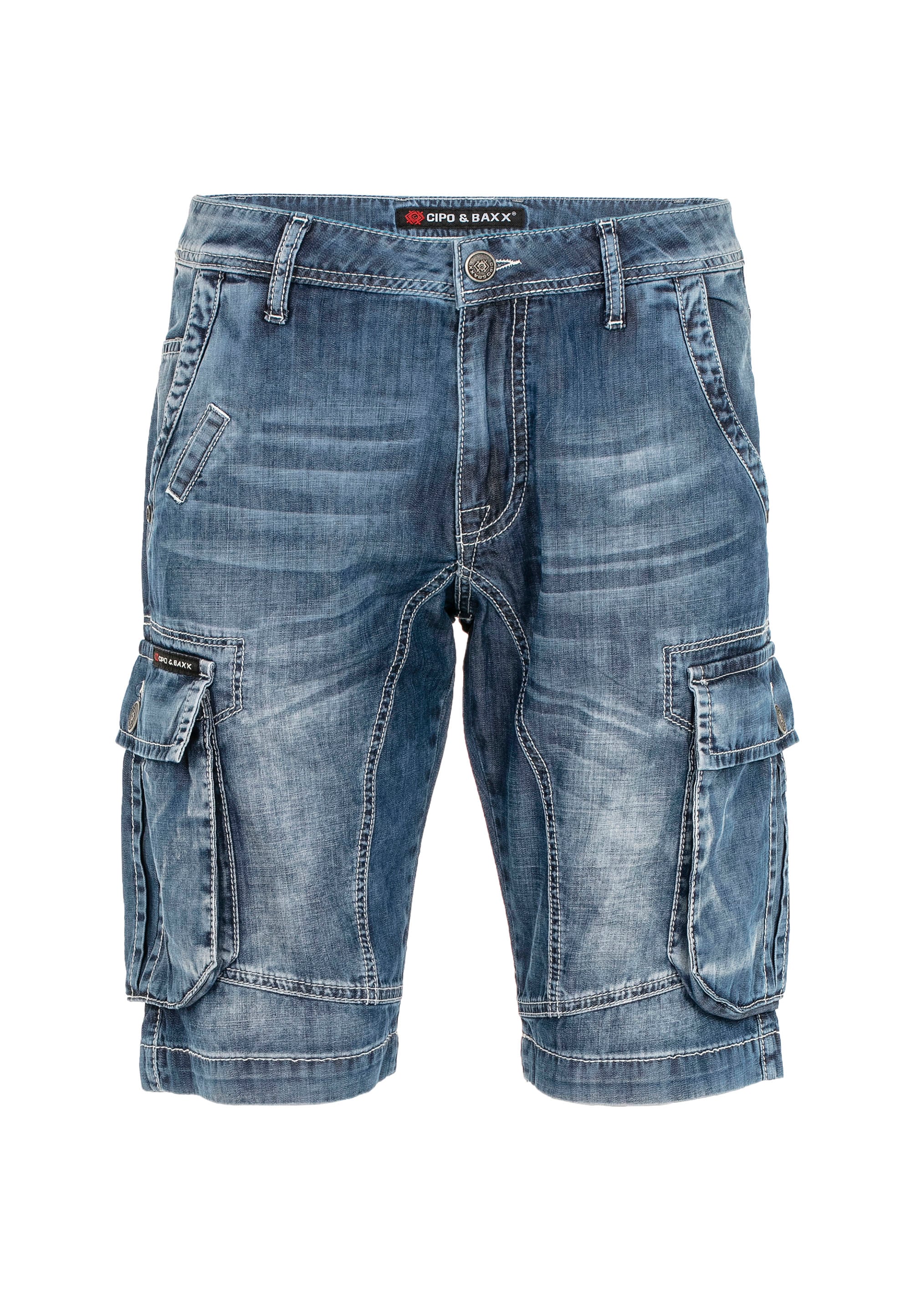 Cipo & Baxx Shorts, mit Cargotaschen