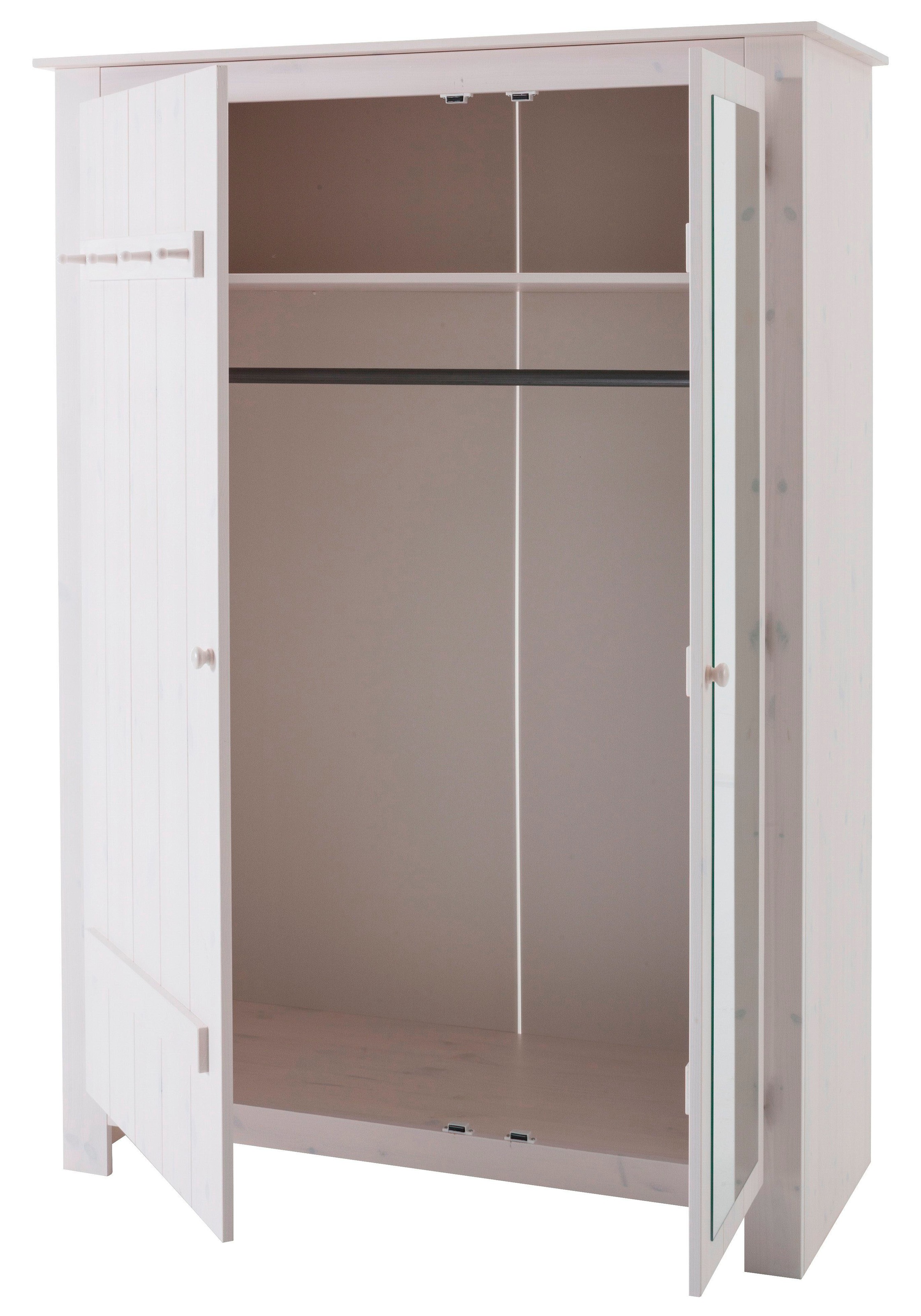 Thumbnail - OTTO home Garderobenschrank "Bertram" aus schönem massivem Kiefernholz, mit einer Spiegeltür, Höhe 170 cm