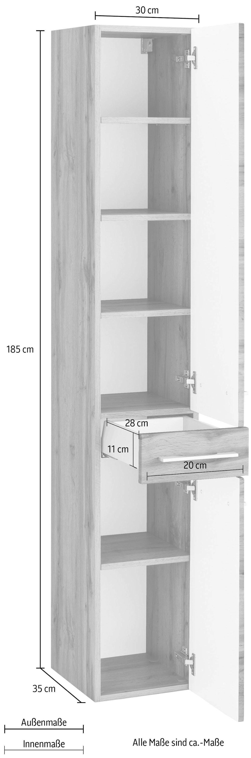 BAUR HELD MÖBEL Hochschrank »Soria« | bestellen