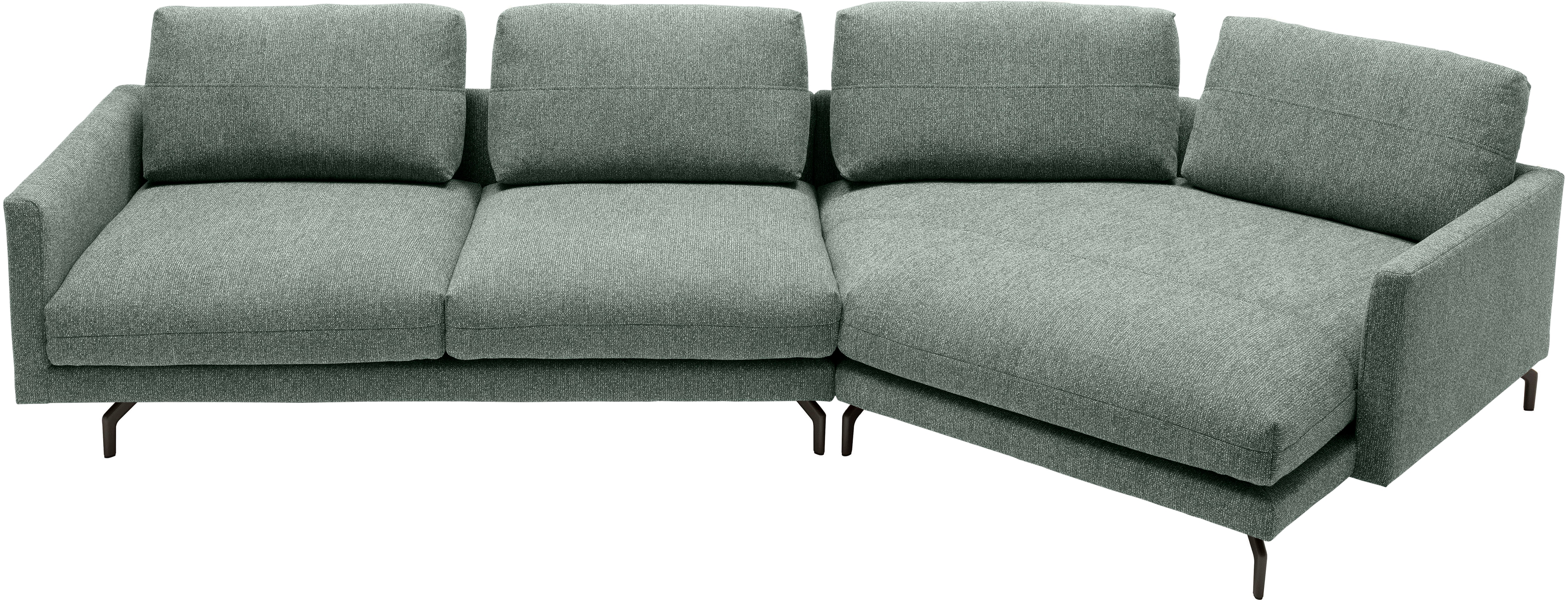 Creation BY ROLF BENZ Wohnlandschaft "CR.414 mit Kuschelecke für Wohlfühlkomfort" Wahlweise aus Leder oder Chenille
