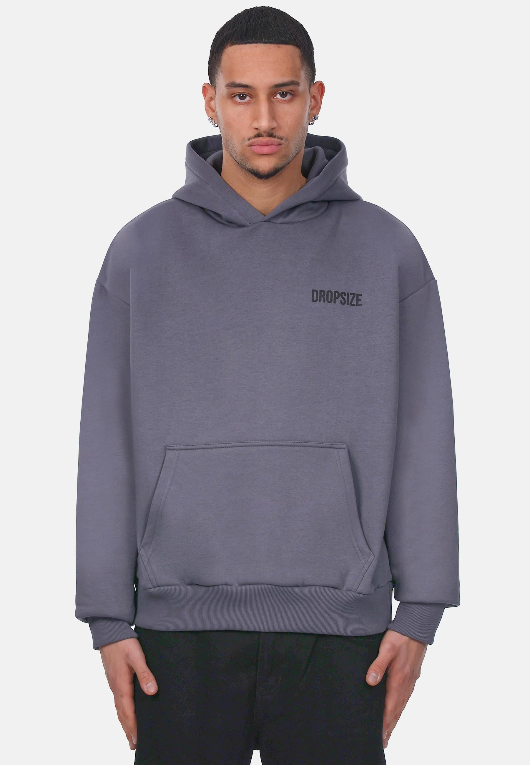 Dropsize Kapuzensweatshirt »Dropsize HEAVY OVERSIZE HUSTLE CLUB HOODIE«, 1 Stk.
