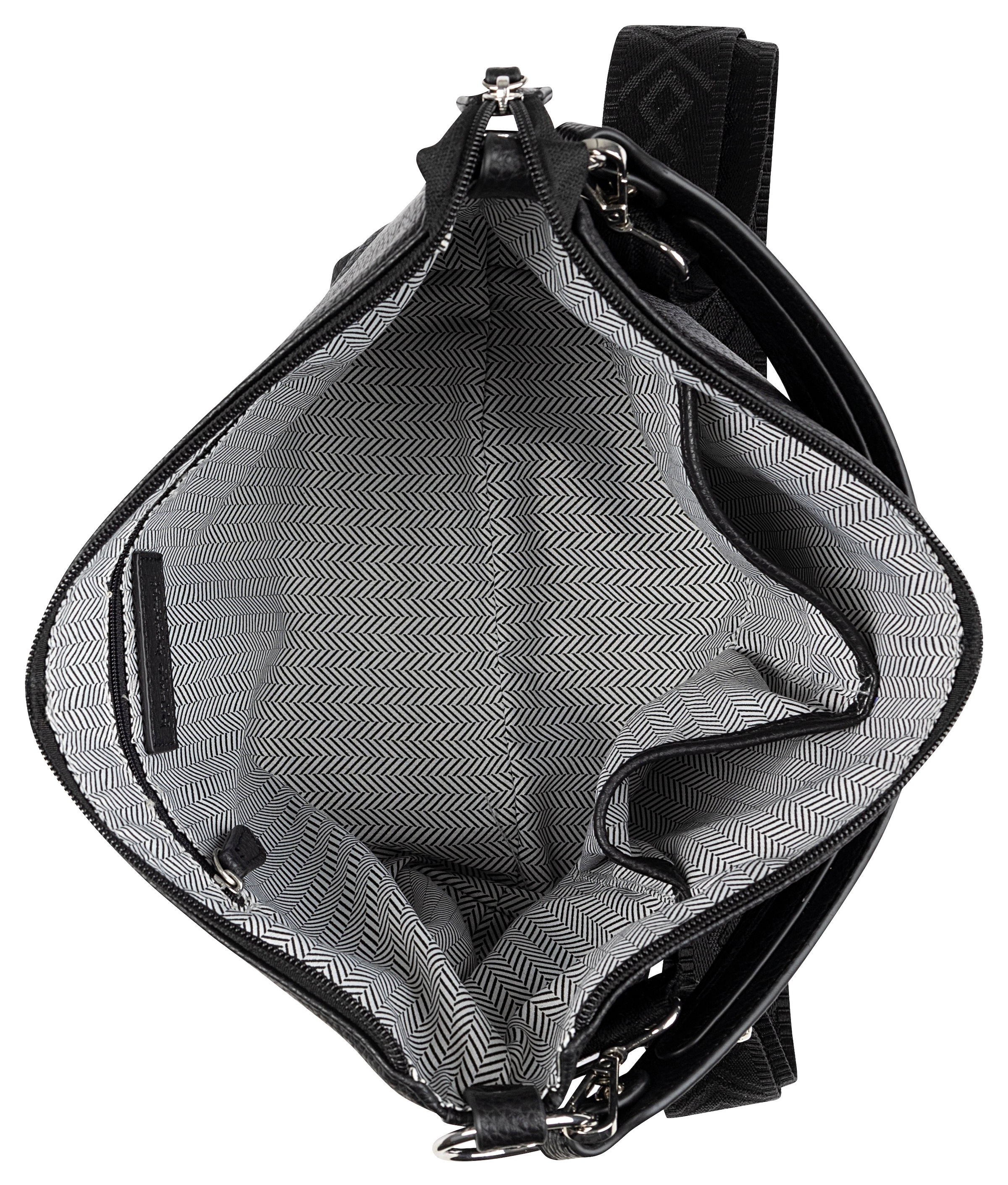 Bruno Banani Schultertasche »Amalfi«, Handtasche Damen Tasche Schulterriemen