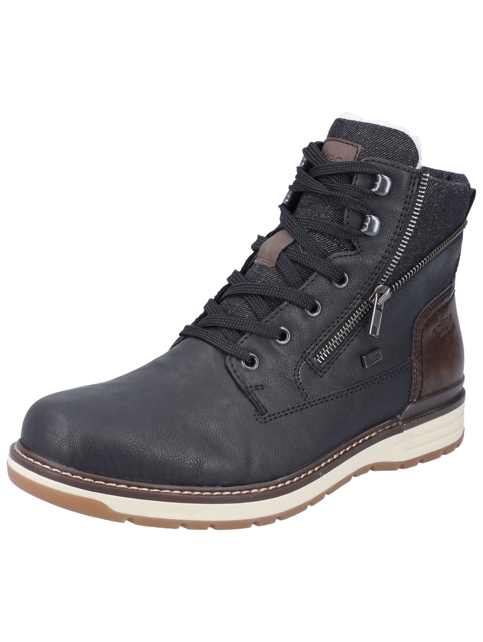 Rieker Schnürstiefelette "Rieker Stiefelette Lederimitat" günstig online kaufen