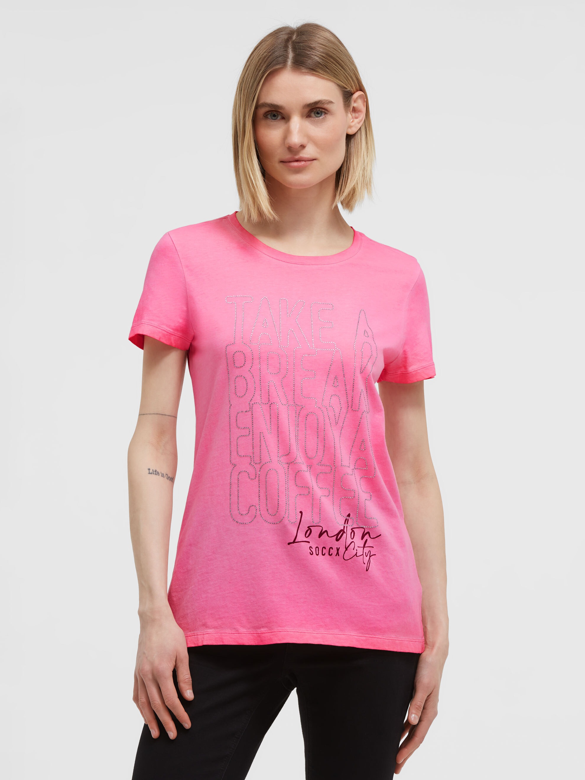 SOCCX Rundhalsshirt aus Baumwolle