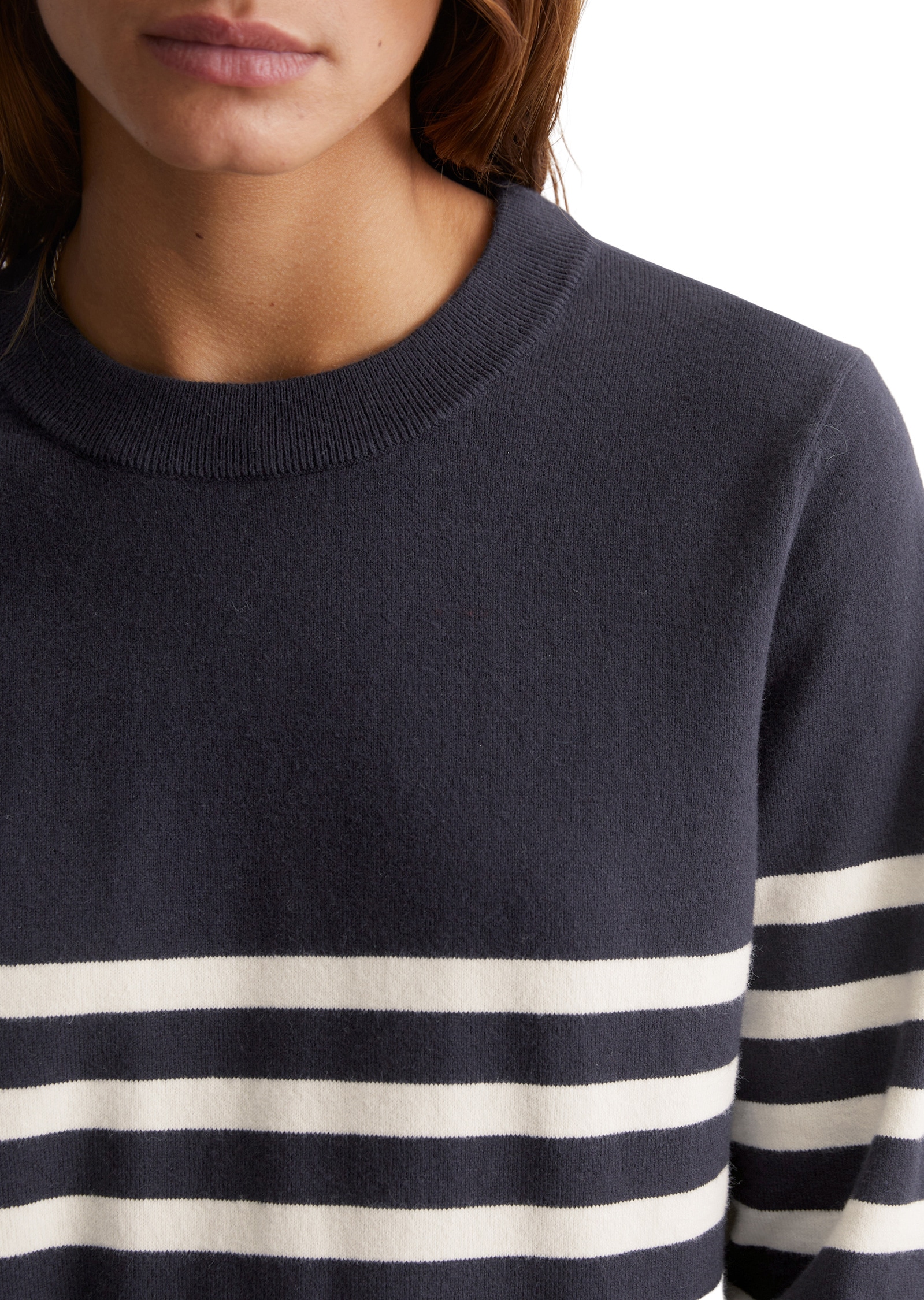 Marc O'Polo DENIM Strickpullover »aus Soft Cotton Stretch«