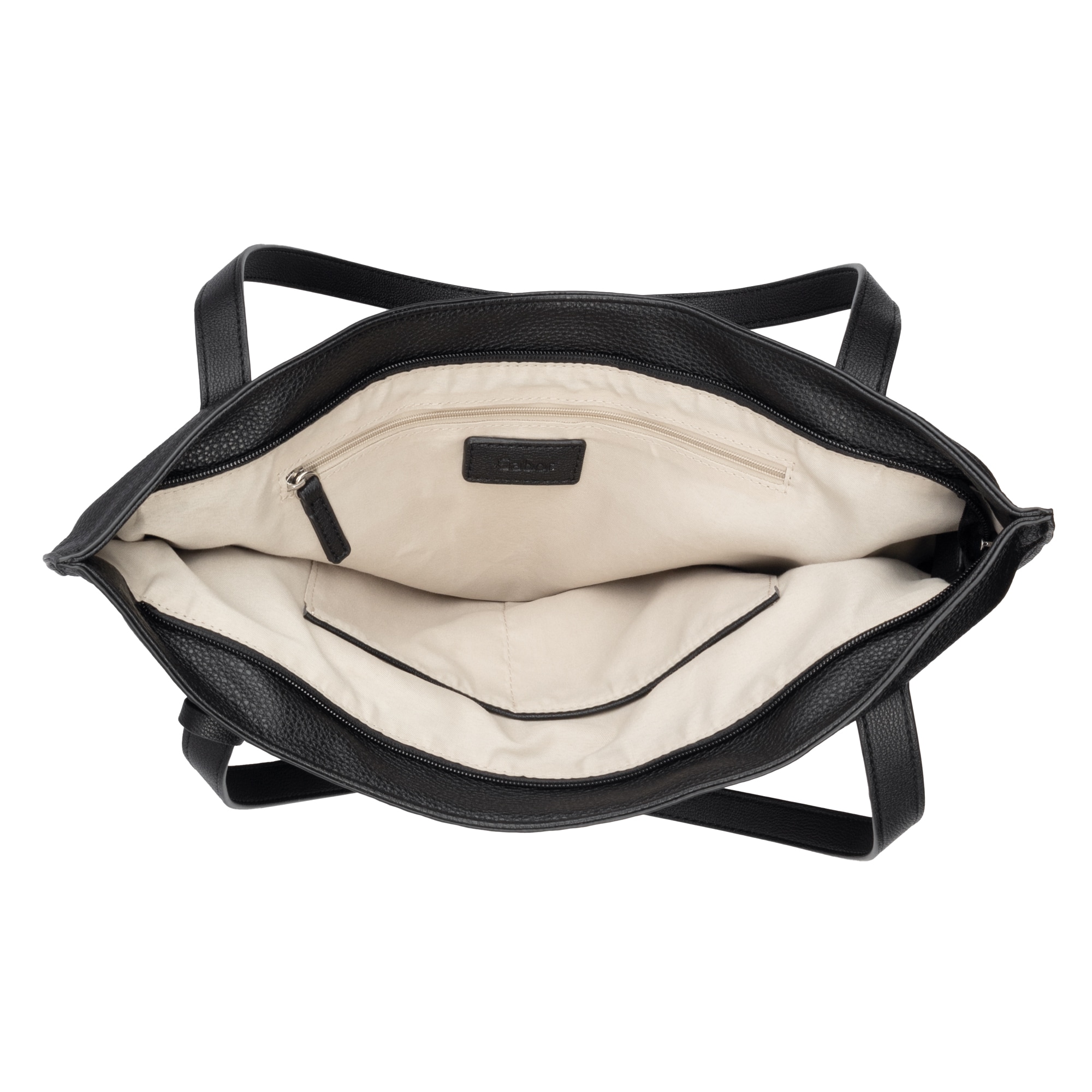 Gabor Shopper »Elfie«, aus fein genarbtem, glattem Kunstleder und mit einem Logo Rubber Patch