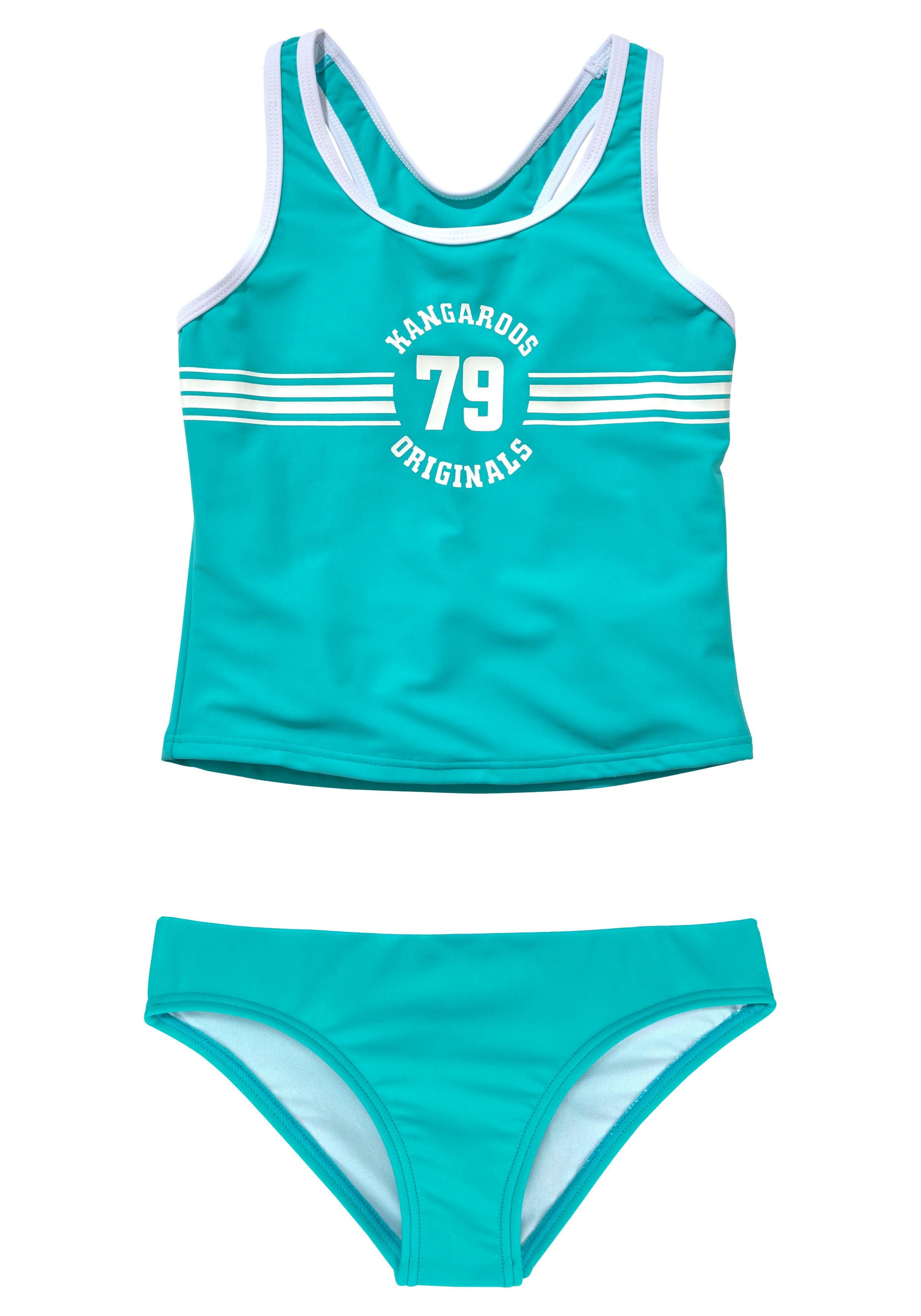 KangaROOS Tankini »Sporty«, mit sportlichem Frontdruck