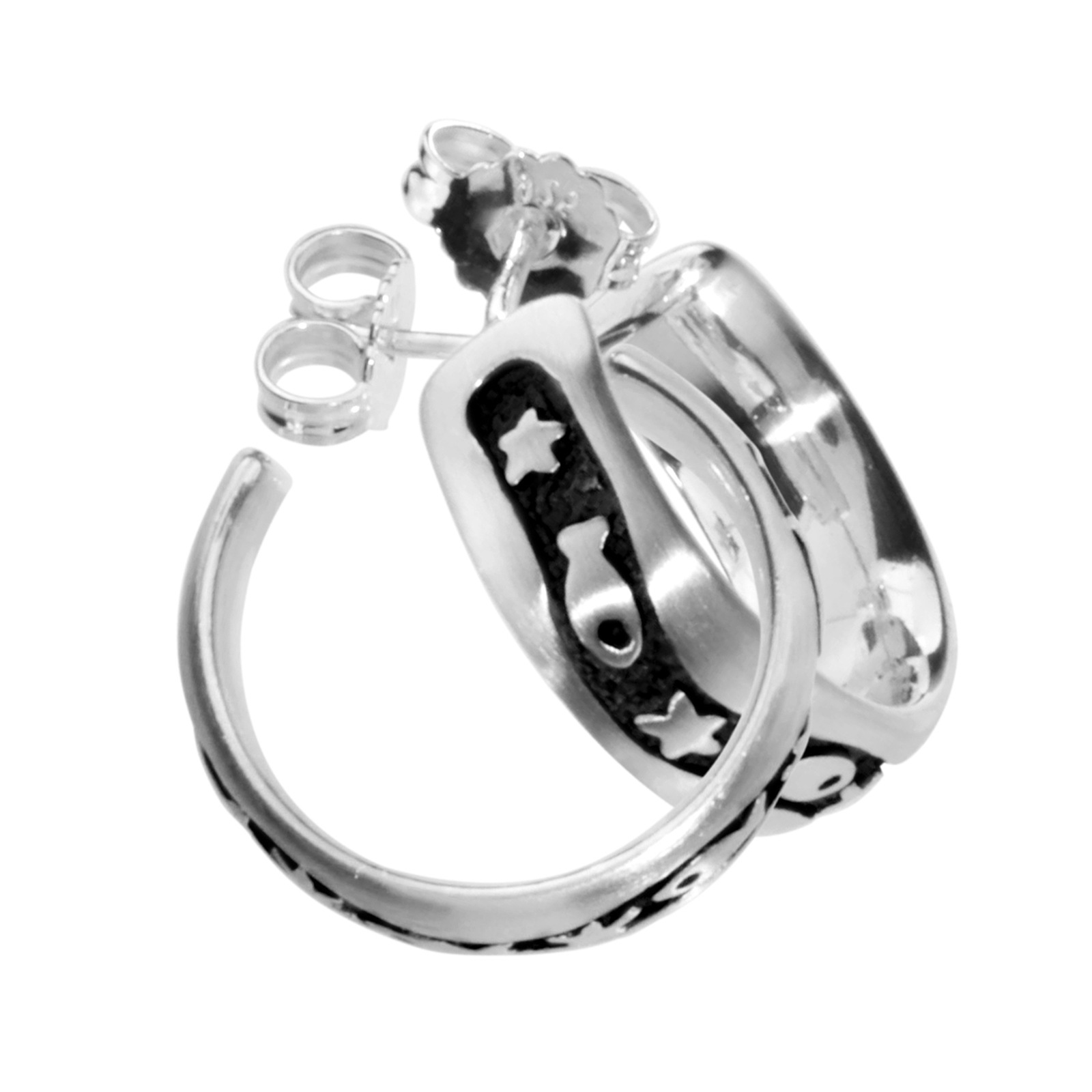 OSTSEE-SCHMUCK Paar Ohrstecker »Ostsee-Schmuck Ohrstecker Fisch & Stern Ohrstecker Fisch & Stern«, (2 tlg.)