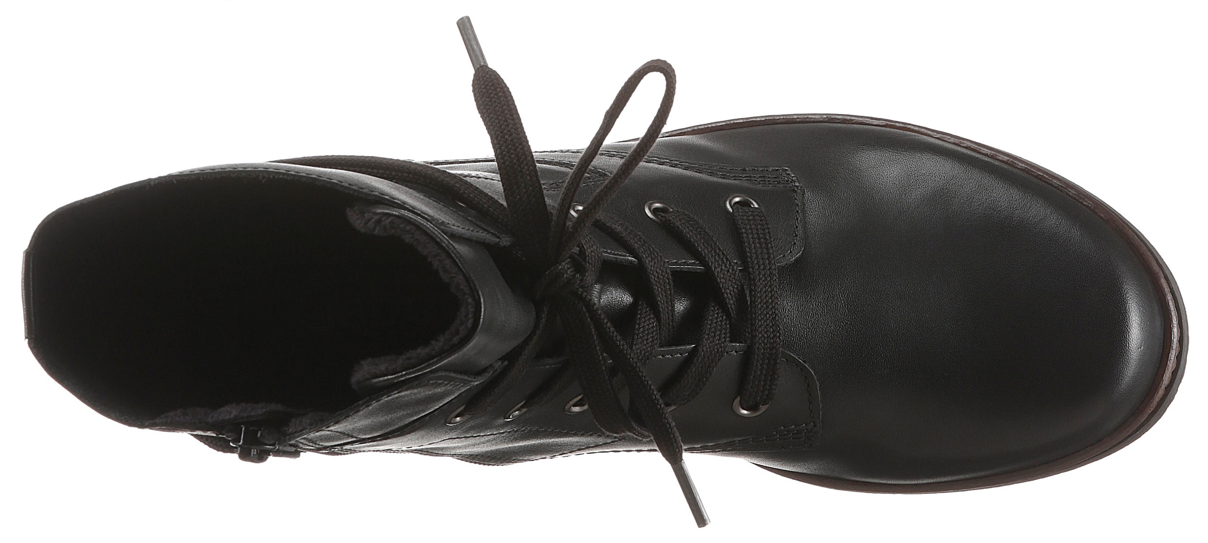 Gabor Schnürstiefelette, Blockabsatz, Schnürboots, Businessschuh mit Best Fitting Ausstattung