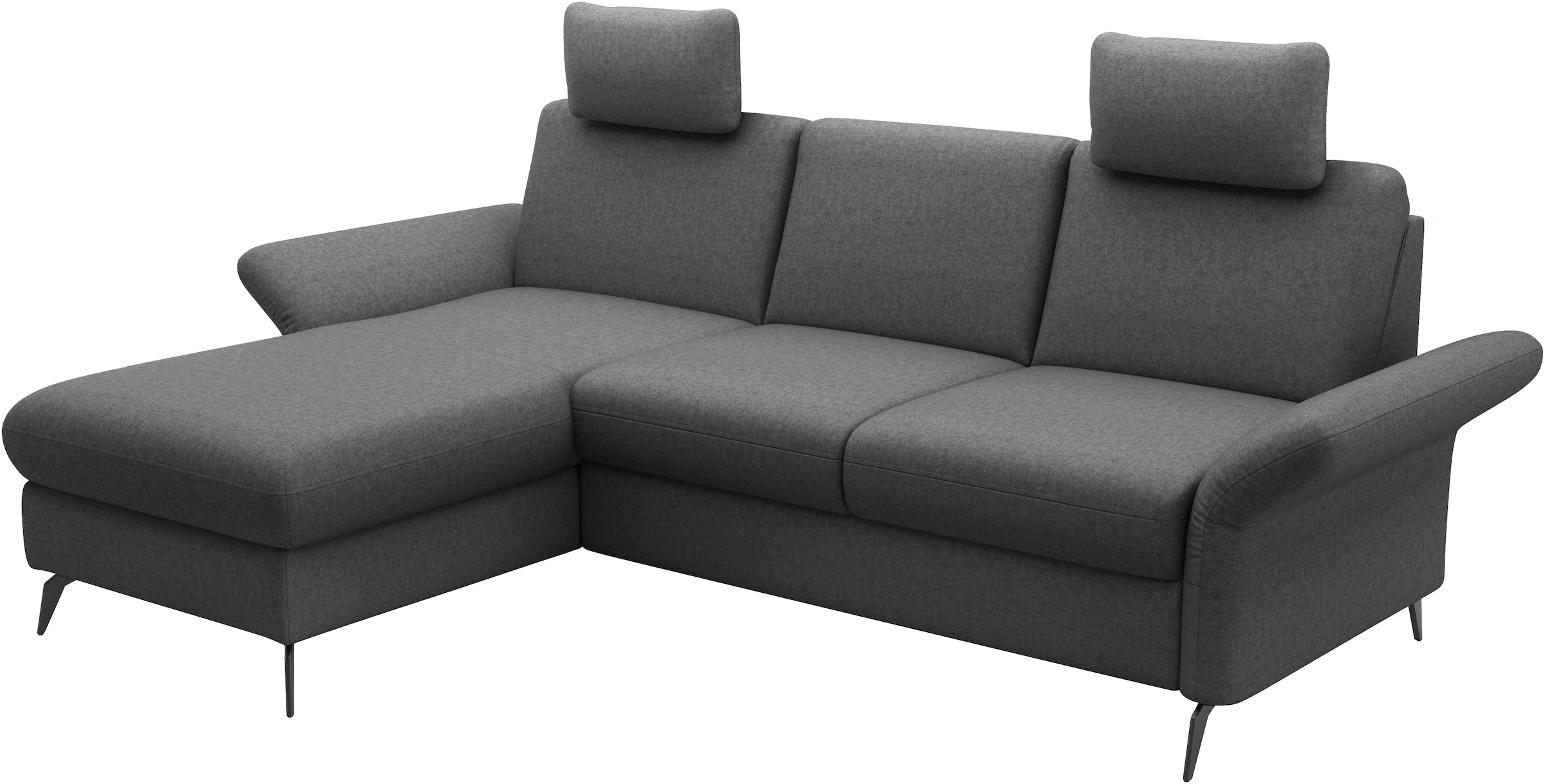 Home affaire Ecksofa »Rochelle«, optional: Armteilverstellung, klappbar, Bettkasen
