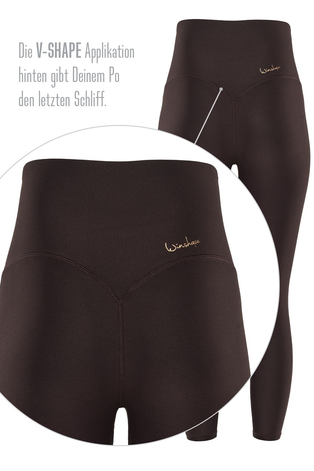 Winshape Leggings »7/8-Tights HWL317C«, mit V-Shape Applikation und Core-Bund