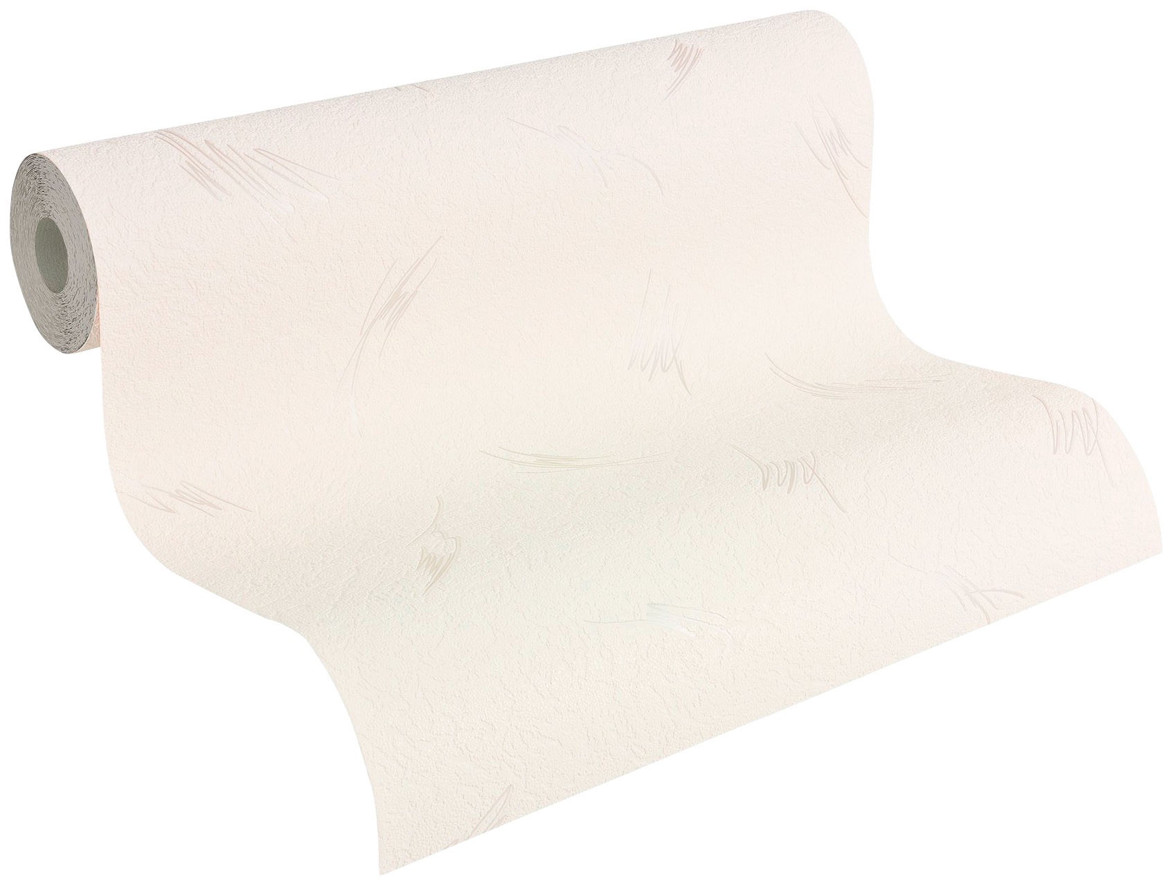 A.S. Création Strukturtapete »Simply White«, einfarbig-unifarben-uni, Tapete Struktur Tapeten Wohnzimmer Schlafzimmer Küche Flur Design Büro