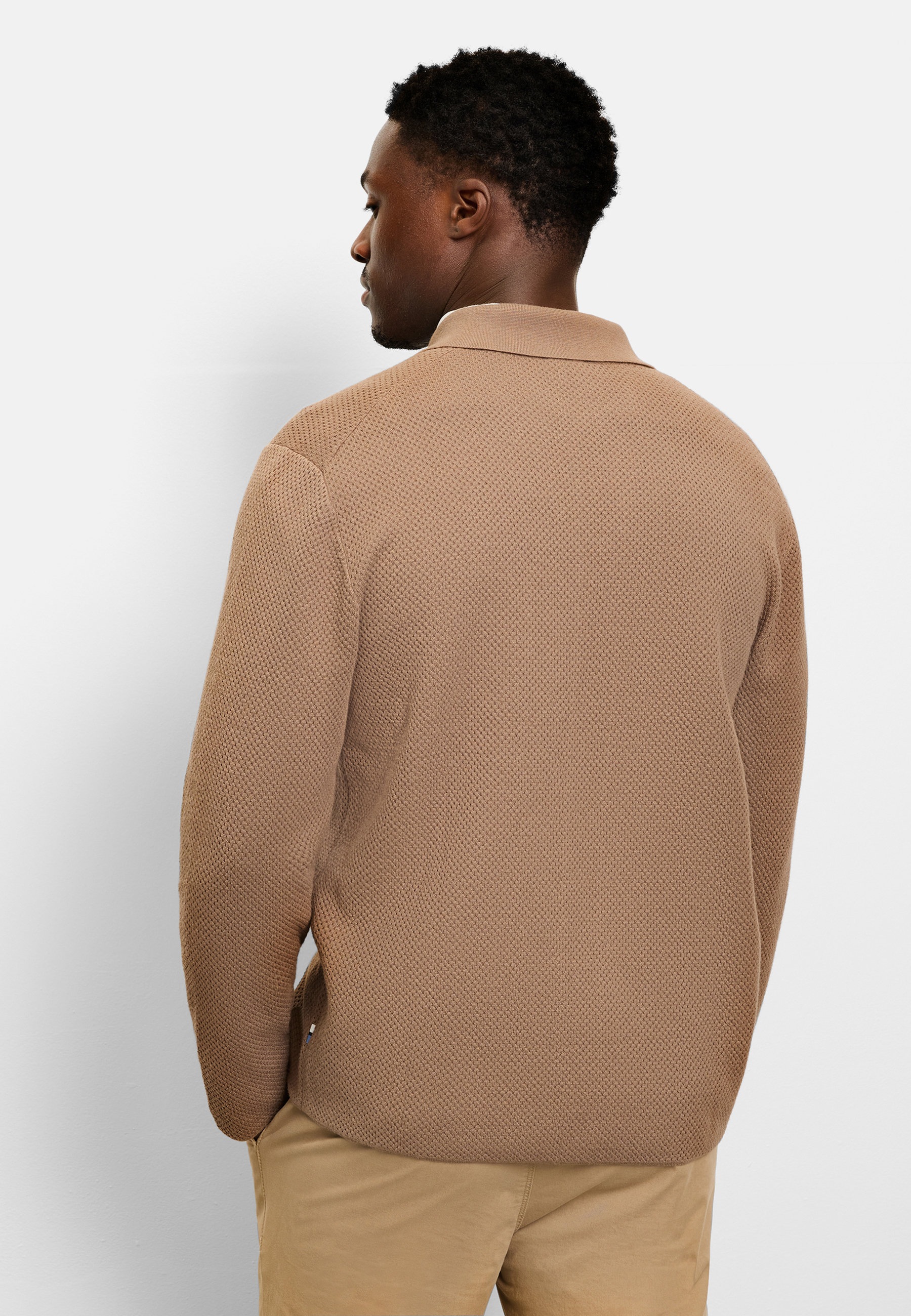 OLYMP Strickpullover »OLYMP Casual Strick, Overshirt«