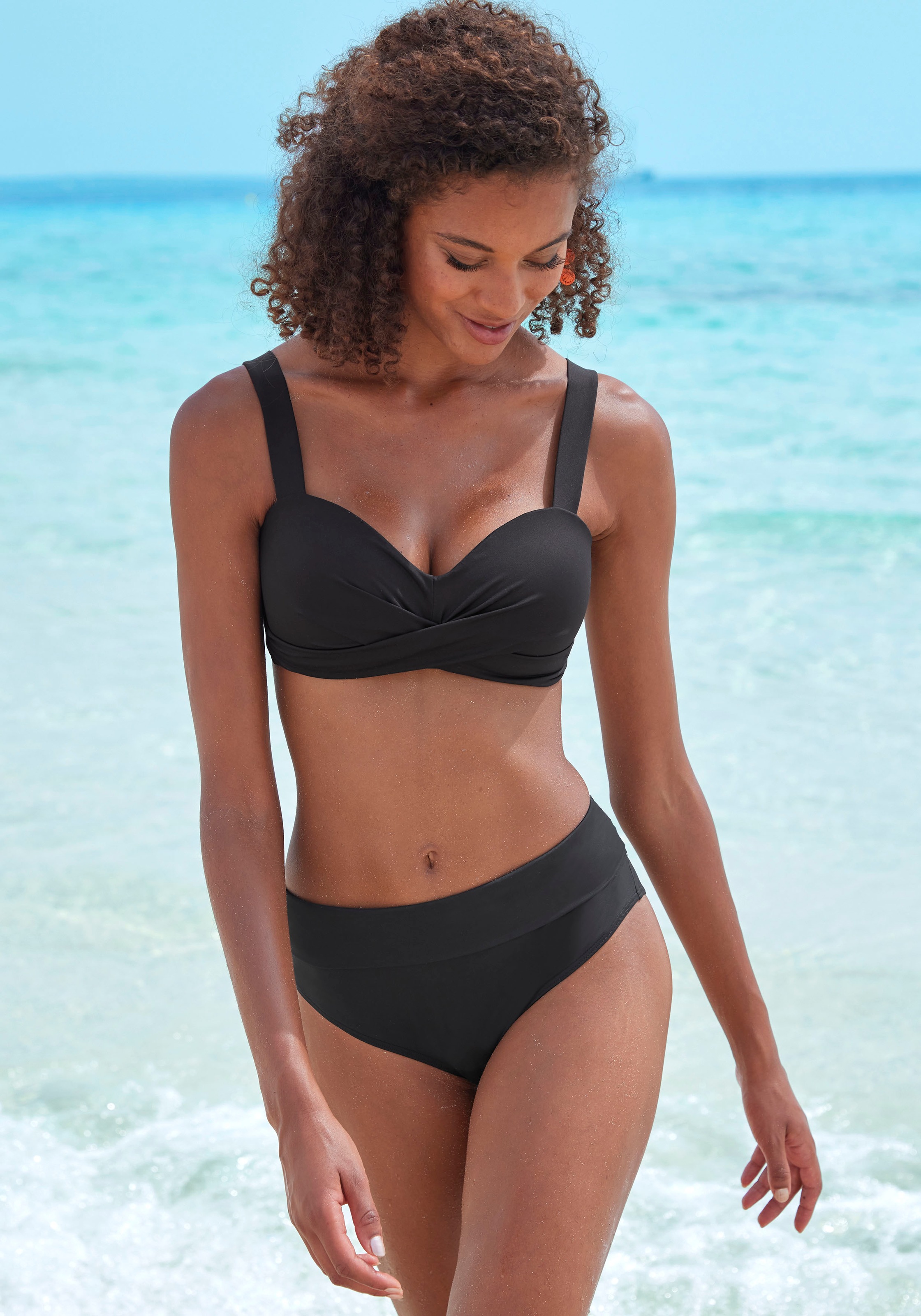 LASCANA Bandeau-Bikini-Top »Comfy«, mit bequemen Passform ohne Bügel