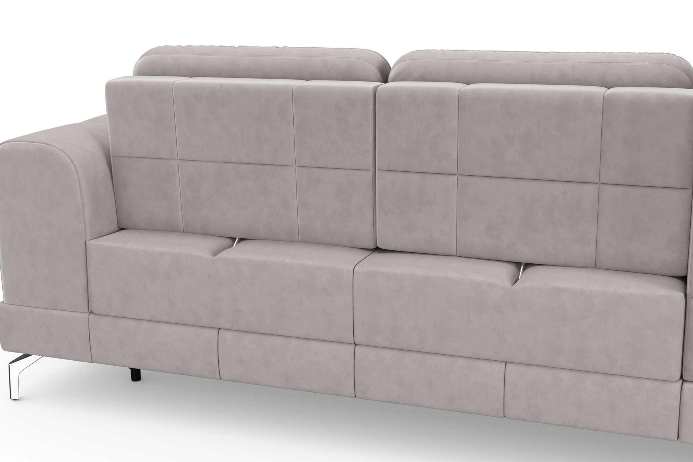 sit&more Ecksofa »Bendigo L-Form«, inklusive Sitztiefenverstellung, Bodenfreiheit 12 cm, in 2 Fußfarben