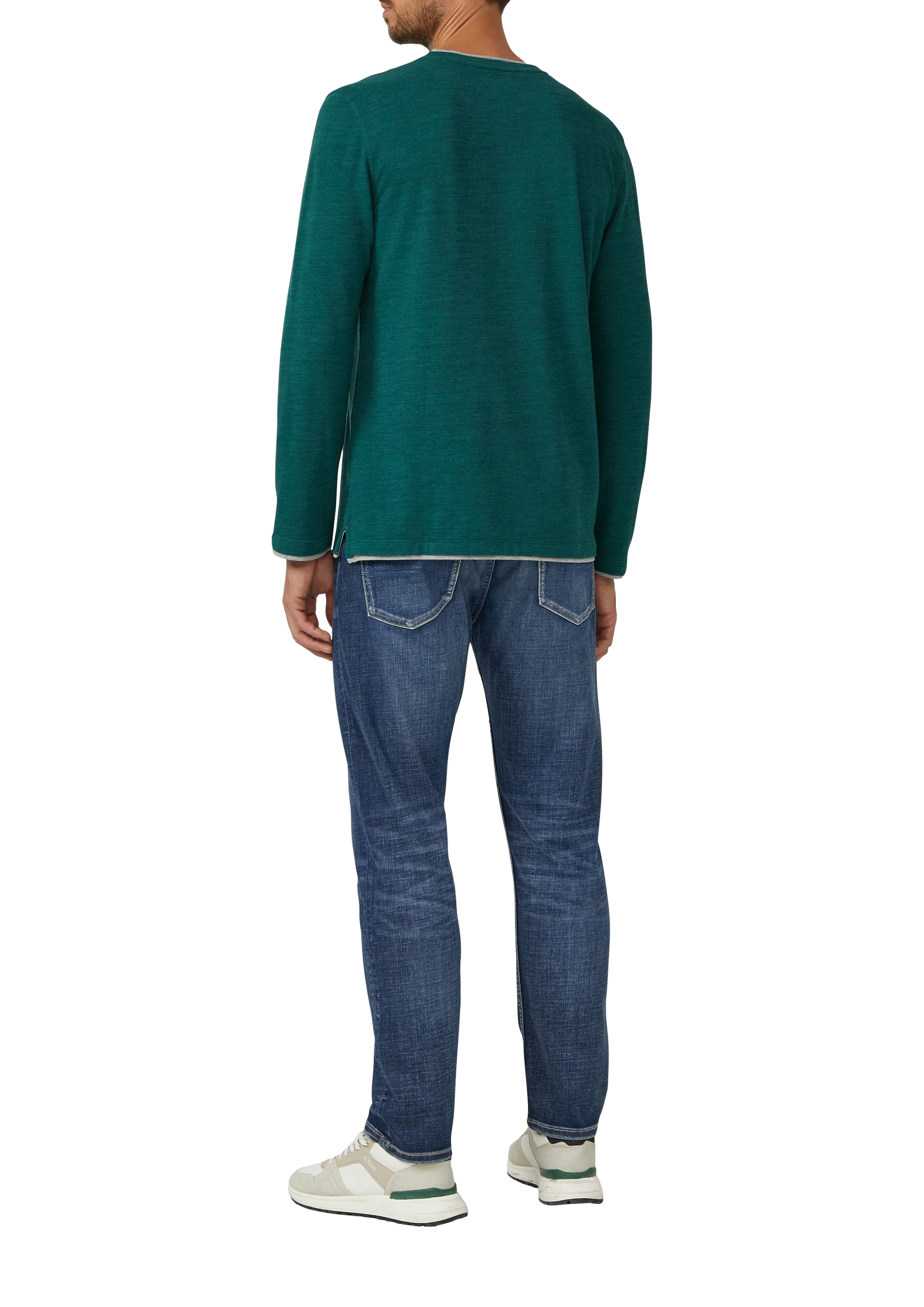 s.Oliver Henleyshirt, mit Kontrast-Details