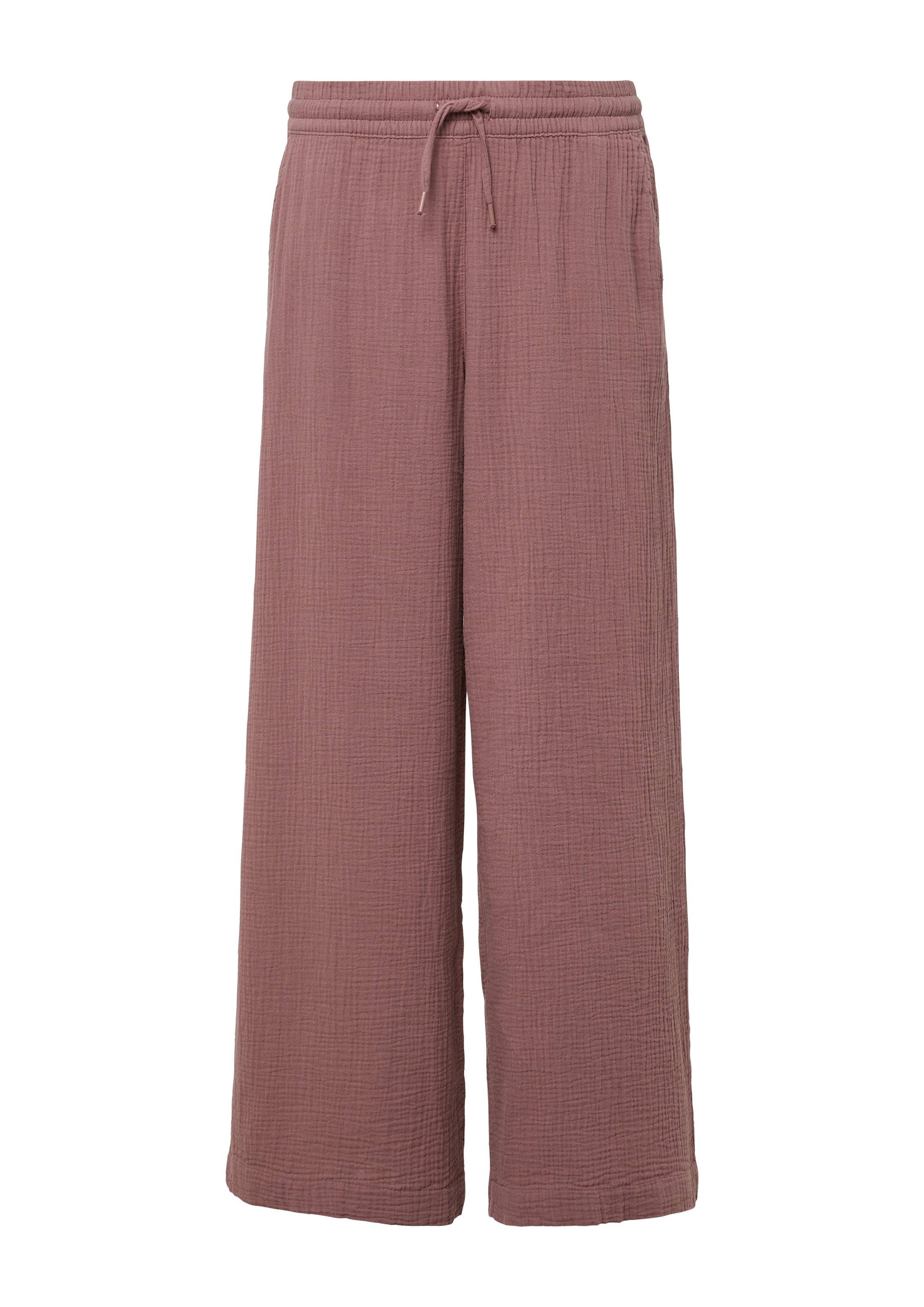 QS Stoffhose, Sommerhose mit elastischem Bund und Tunnelzug