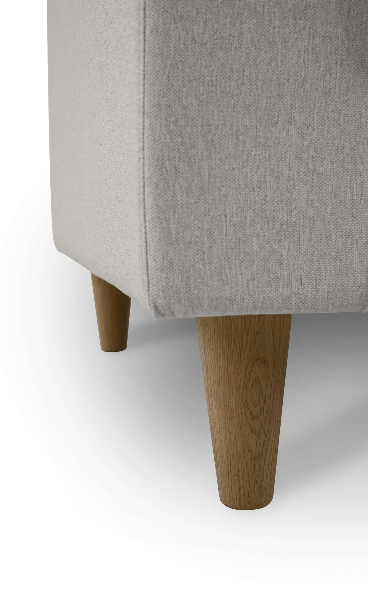 andas Ecksofa »Tvinno«, im skandinavischen Stil, L-Form, mit Massivholzfüßen, Breite 230 cm