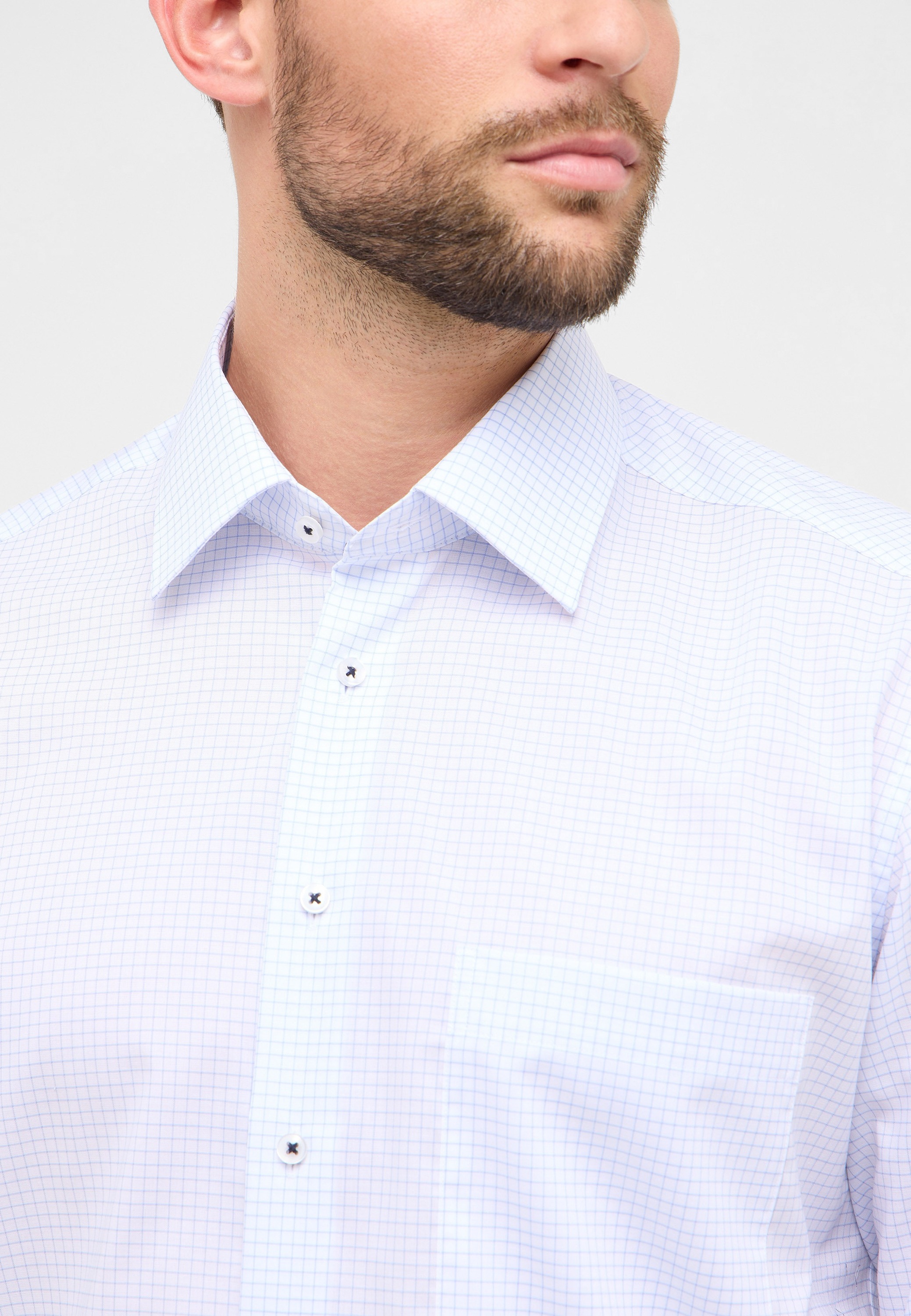 Thumbnail - Eterna Langarmhemd "COMFORT FIT", NON IRON (bügelfrei)