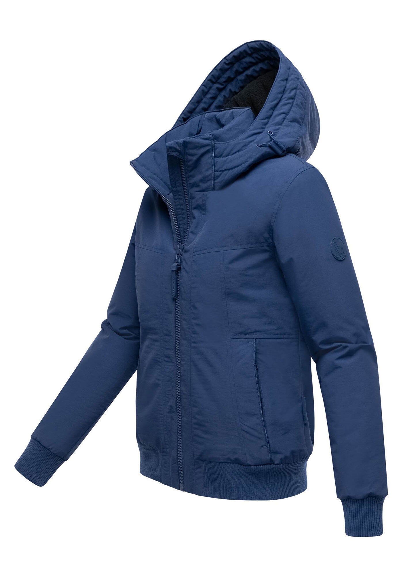 Marikoo Winterjacke »Mooni 16«, Gefütterte Winterjacke mit Kapuze und Kordelzug