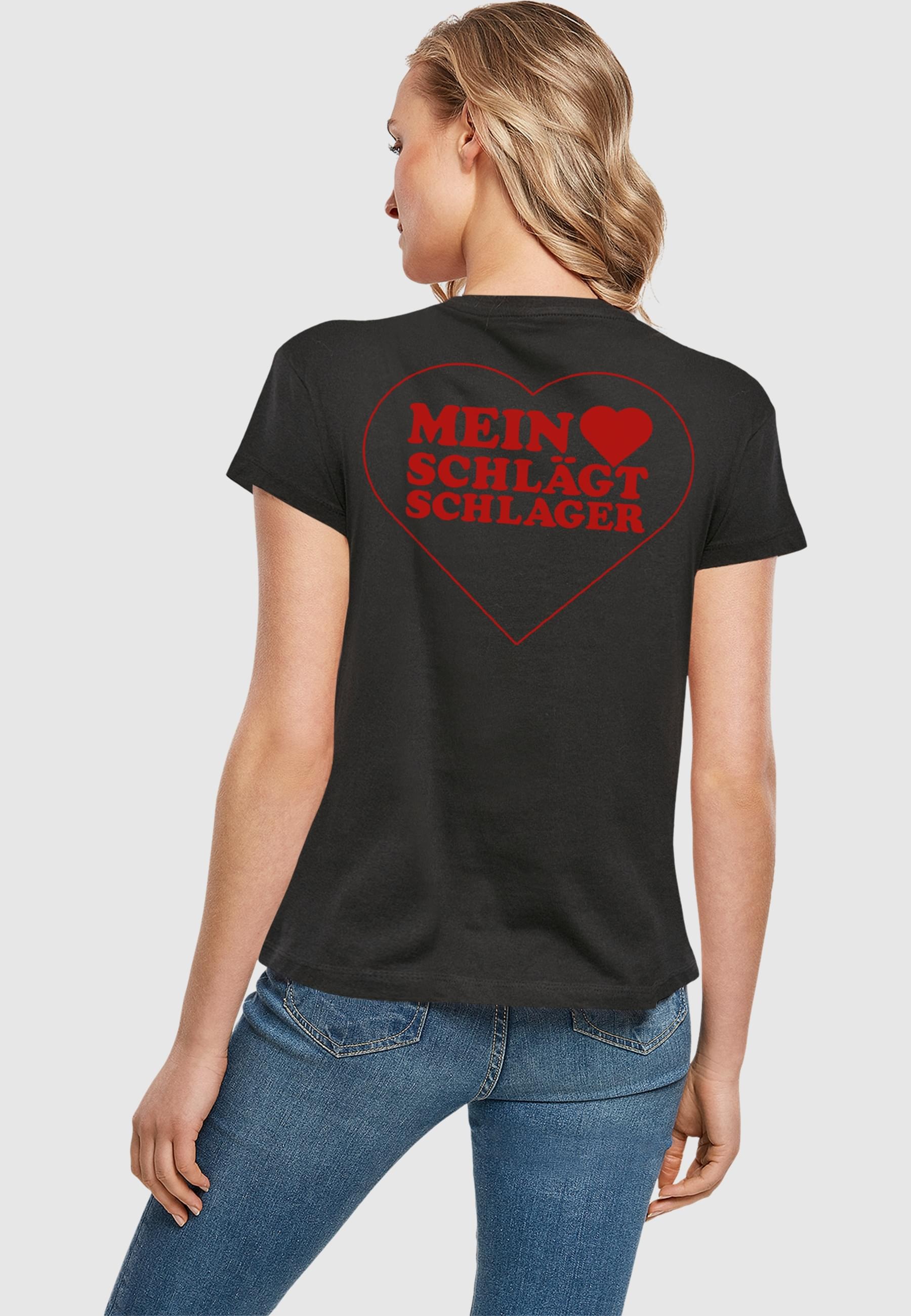 Merchcode T-Shirt »Merchcode Ladies MHSS Herz Rot 2 T-Shirt«, (1 tlg.)