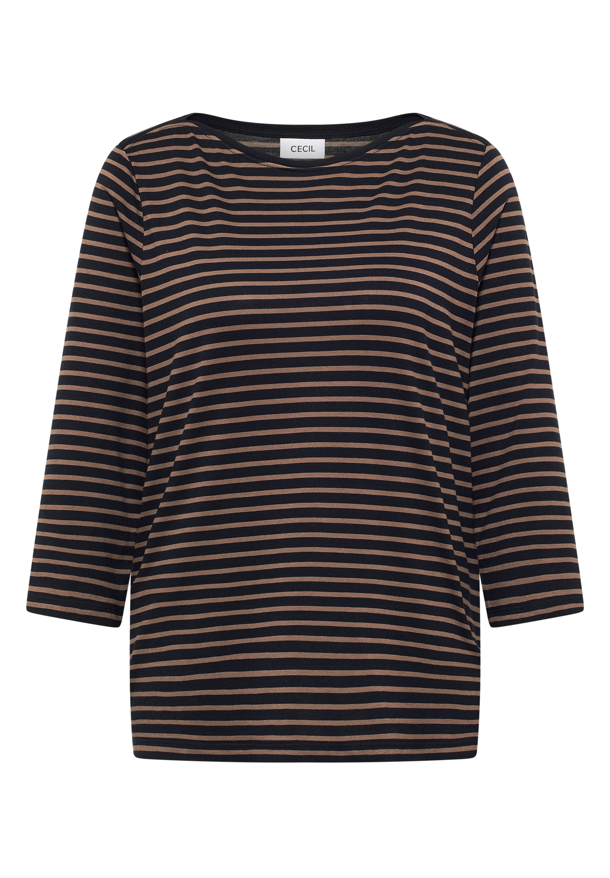 Cecil 3/4-Arm-Shirt, im soften Baumwoll-Mix