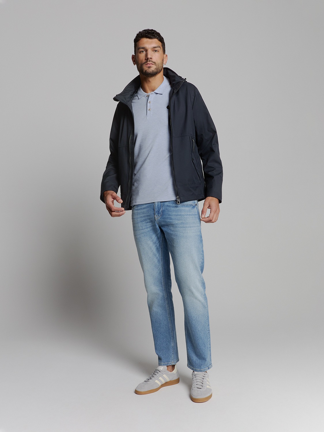 Thumbnail - NO EXCESS Kurzjacke "No Excess Jacke mit abnehmbarer kapuze"