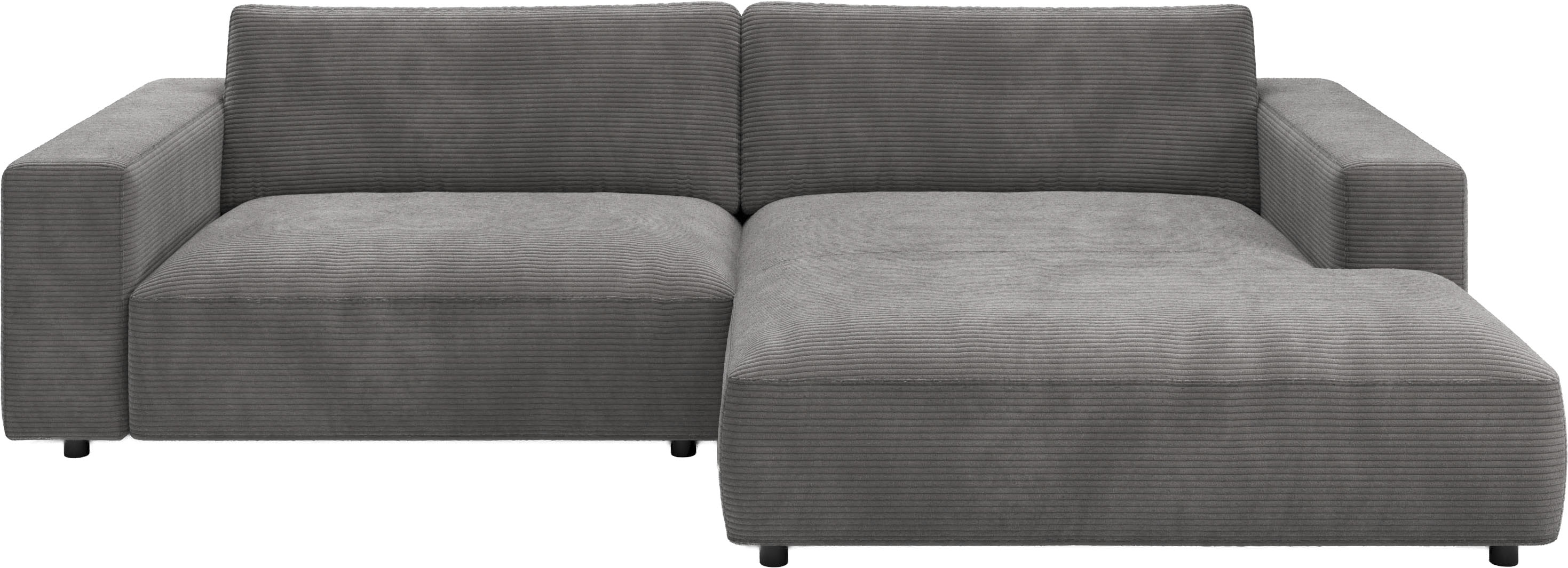 Musterring Ecksofa "MR LUCIA, Charakterstarker Lounge-Komfort von Musterring" XXL-Longchair, erstklassige Kammerkissen & zeitloser Look