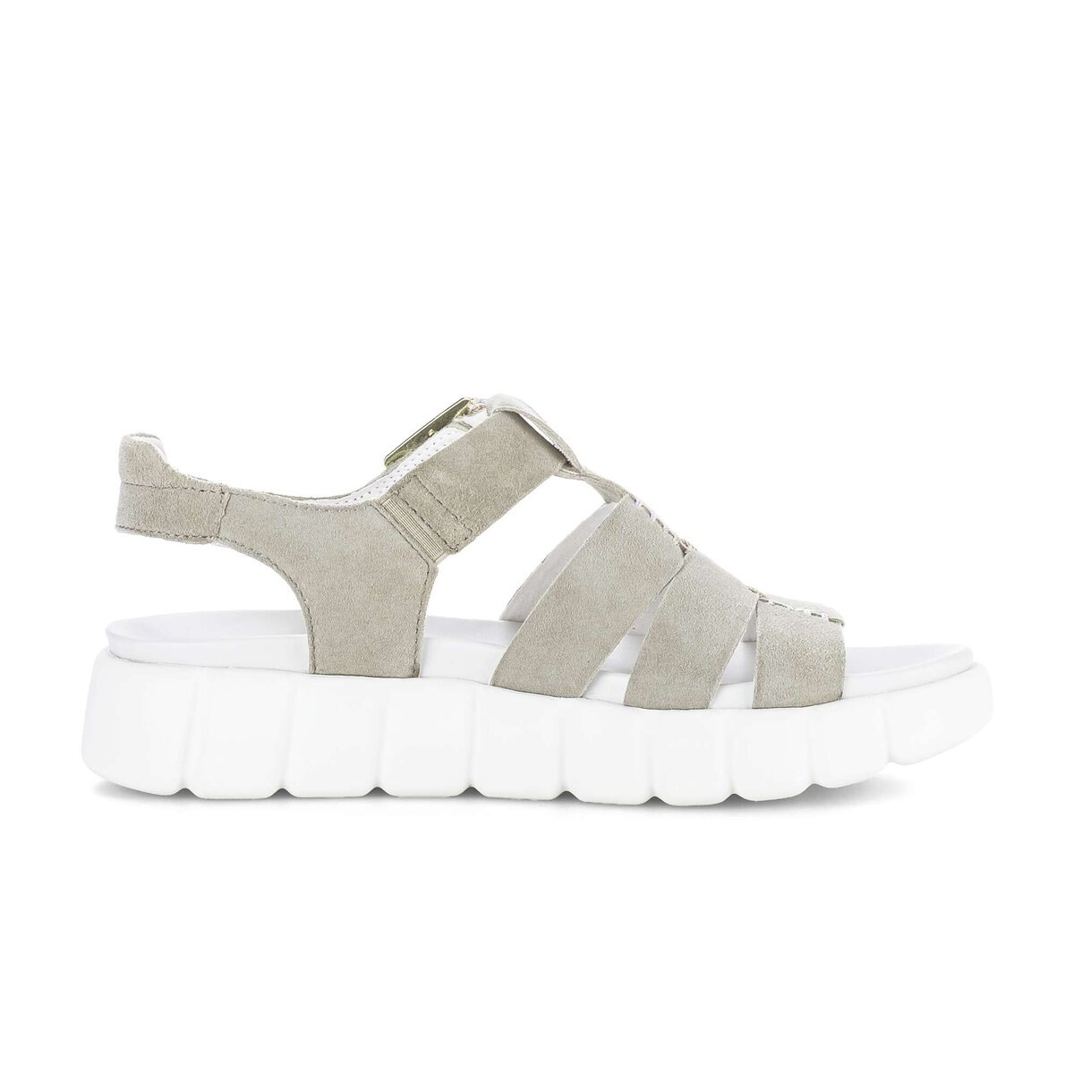Plateausandaletten GABOR "Plateau Sandale", Damen, Gr. 35, grün, Schuhe 2