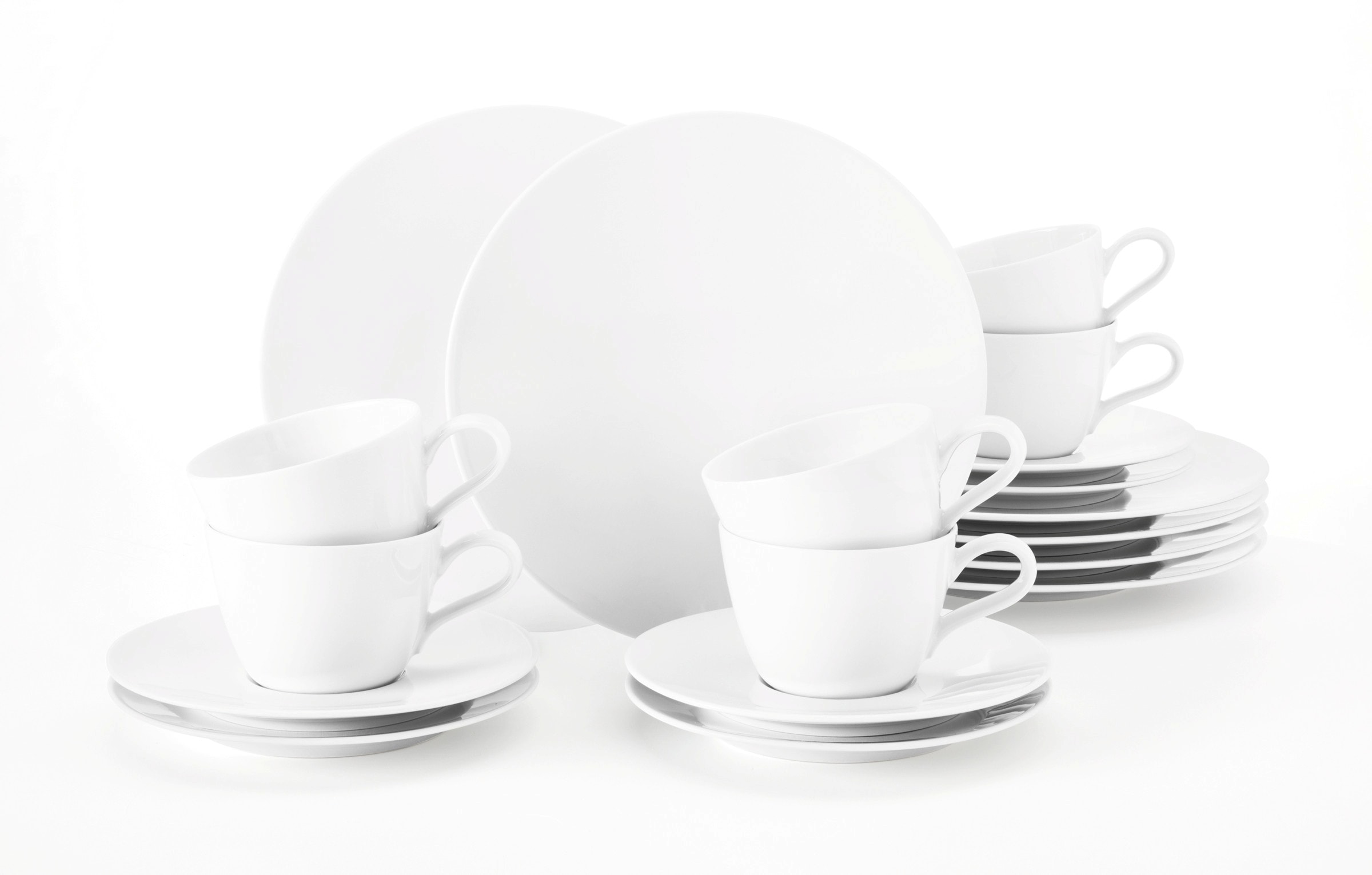 Seltmann Weiden Kombiservice »Geschirr-Set, Service Life«, (Set, 30 tlg.), Teller Set, Tassen, weiß, Made in Germany, 30 Teile, für 6 Personen