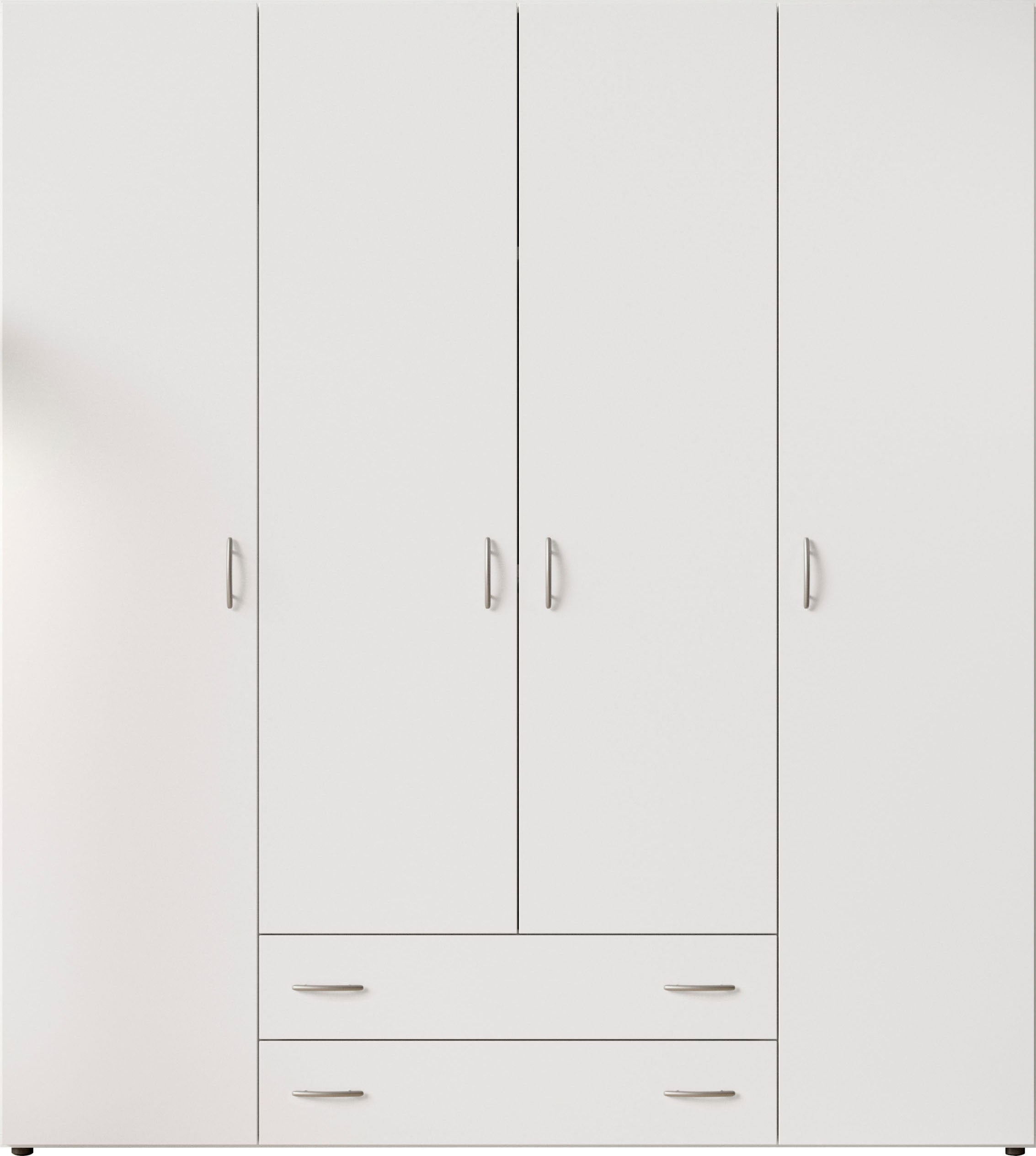 Schlafkontor Drehtürenschrank »Base Kleiderschrank Garderobe Hochschrank Wäscheschrank«, Bega Schrank Schlafzimmer Bestseller in 3 Breiten und 2 Farben