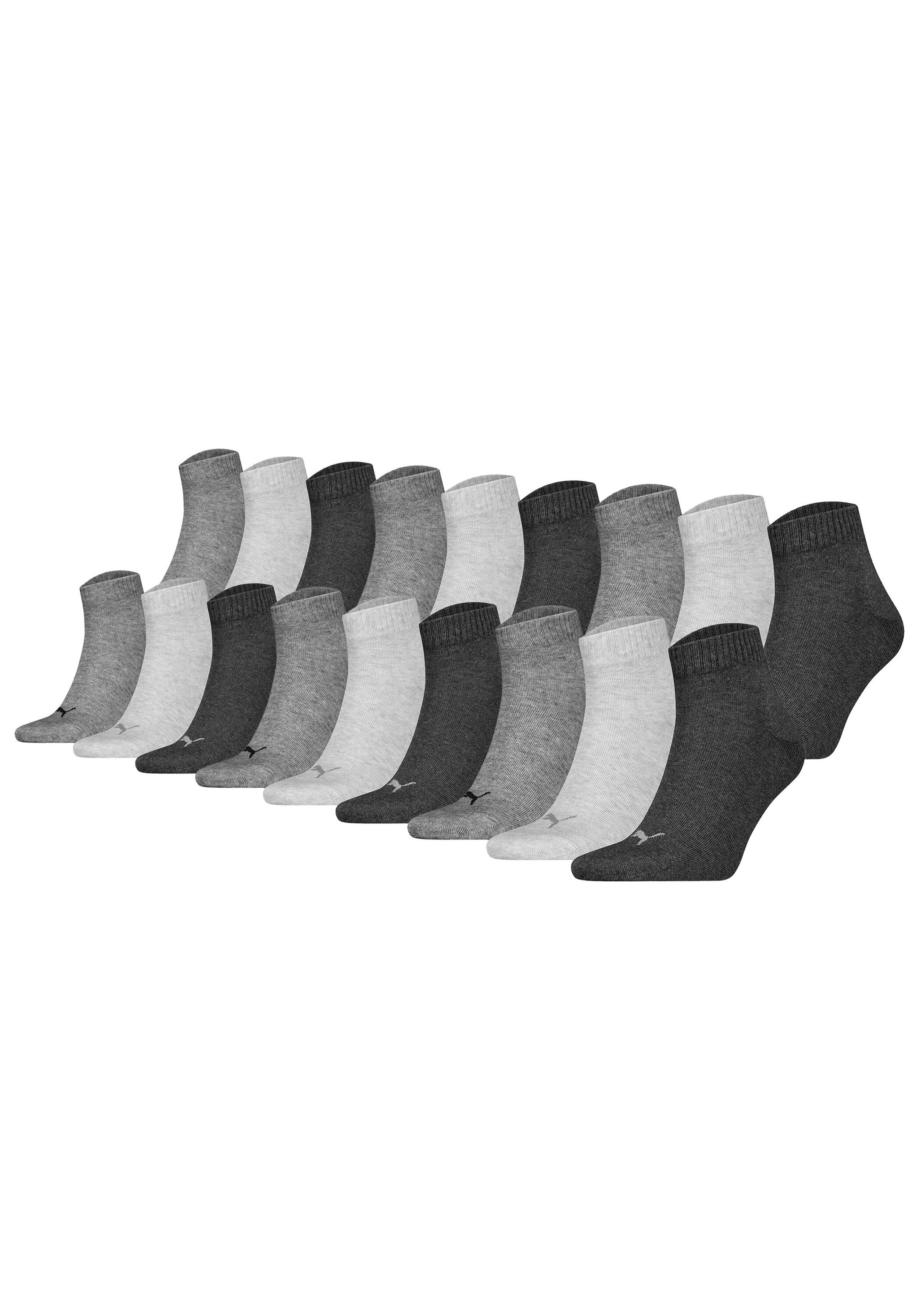 PUMA Kurzsocken "Socken Quarter Plain ECOM 18P 18er Pack"