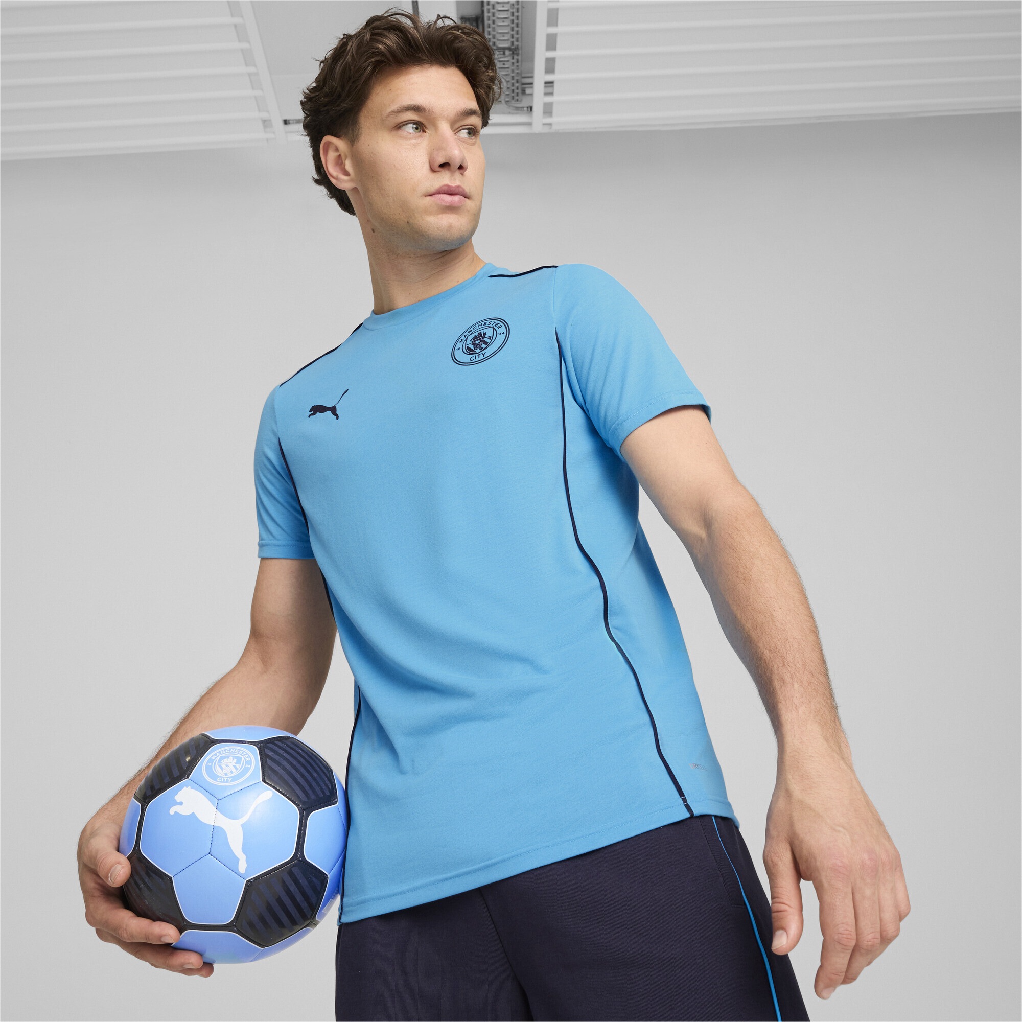 PUMA T-Shirt »Manchester City Casuals T-Shirt Herren«