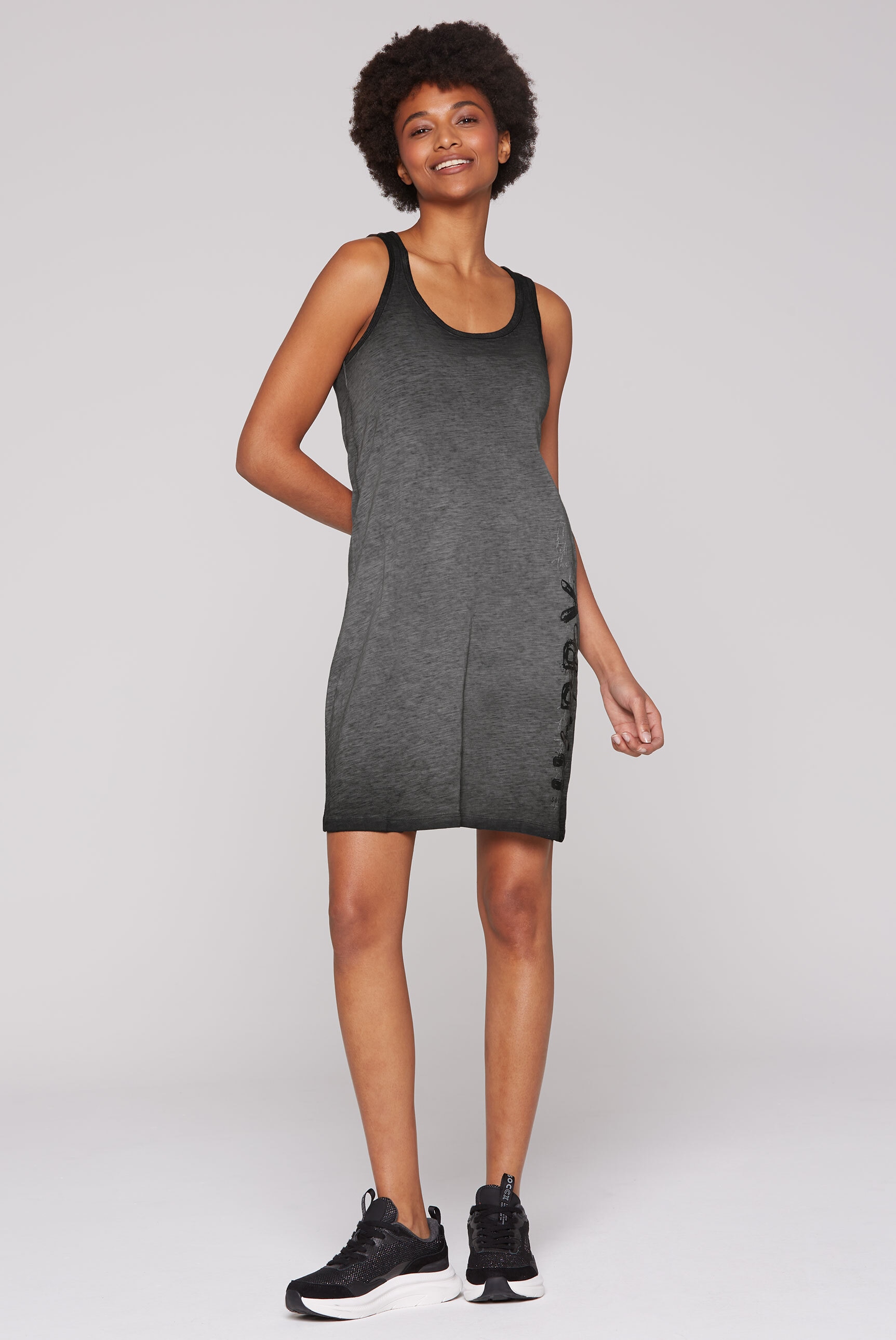 SOCCX Sommerkleid, mit Tanktop-Rücken
