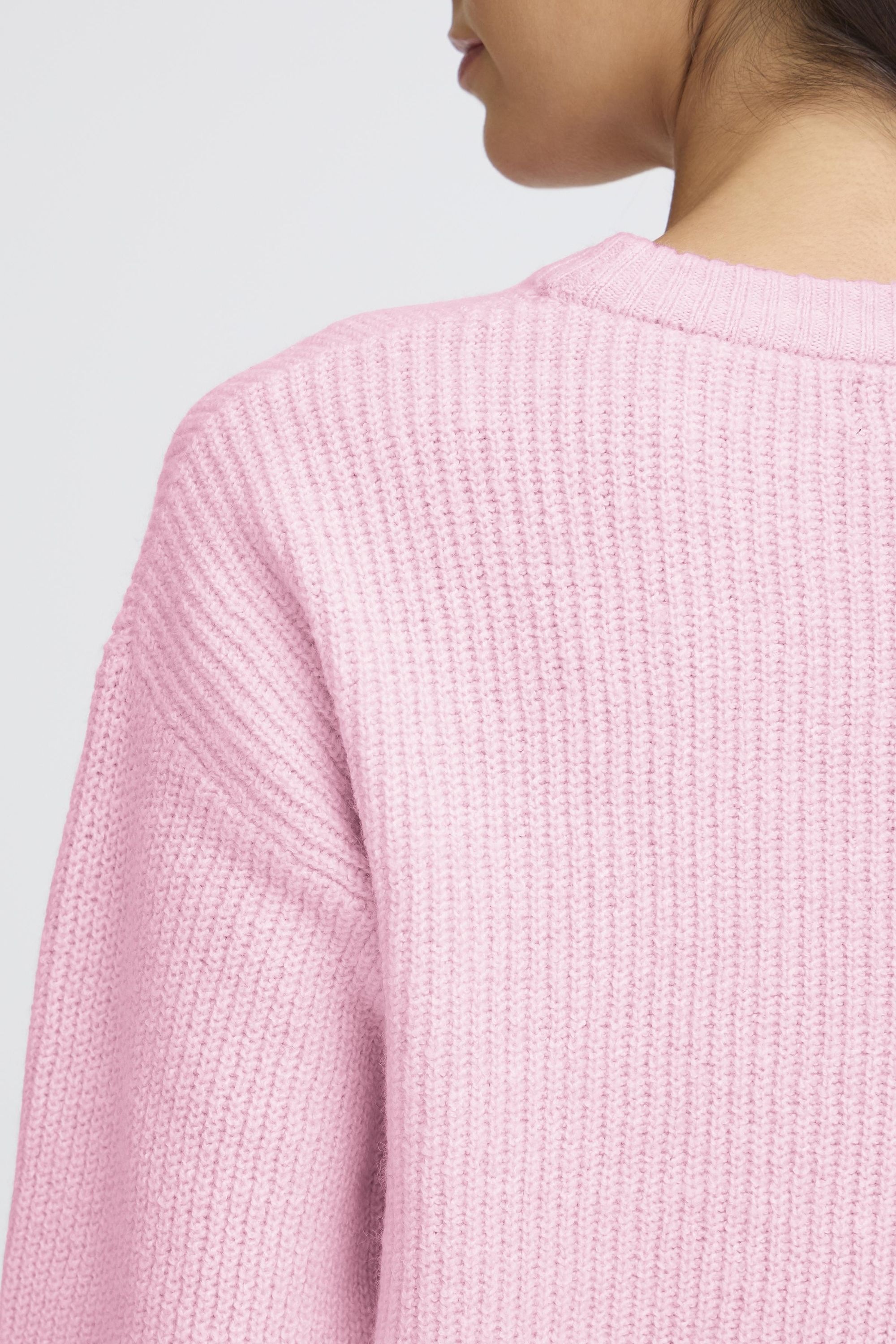 OXMO Strickfleece-Pullover »Strickpullover OXBMMOLARA ONECK«