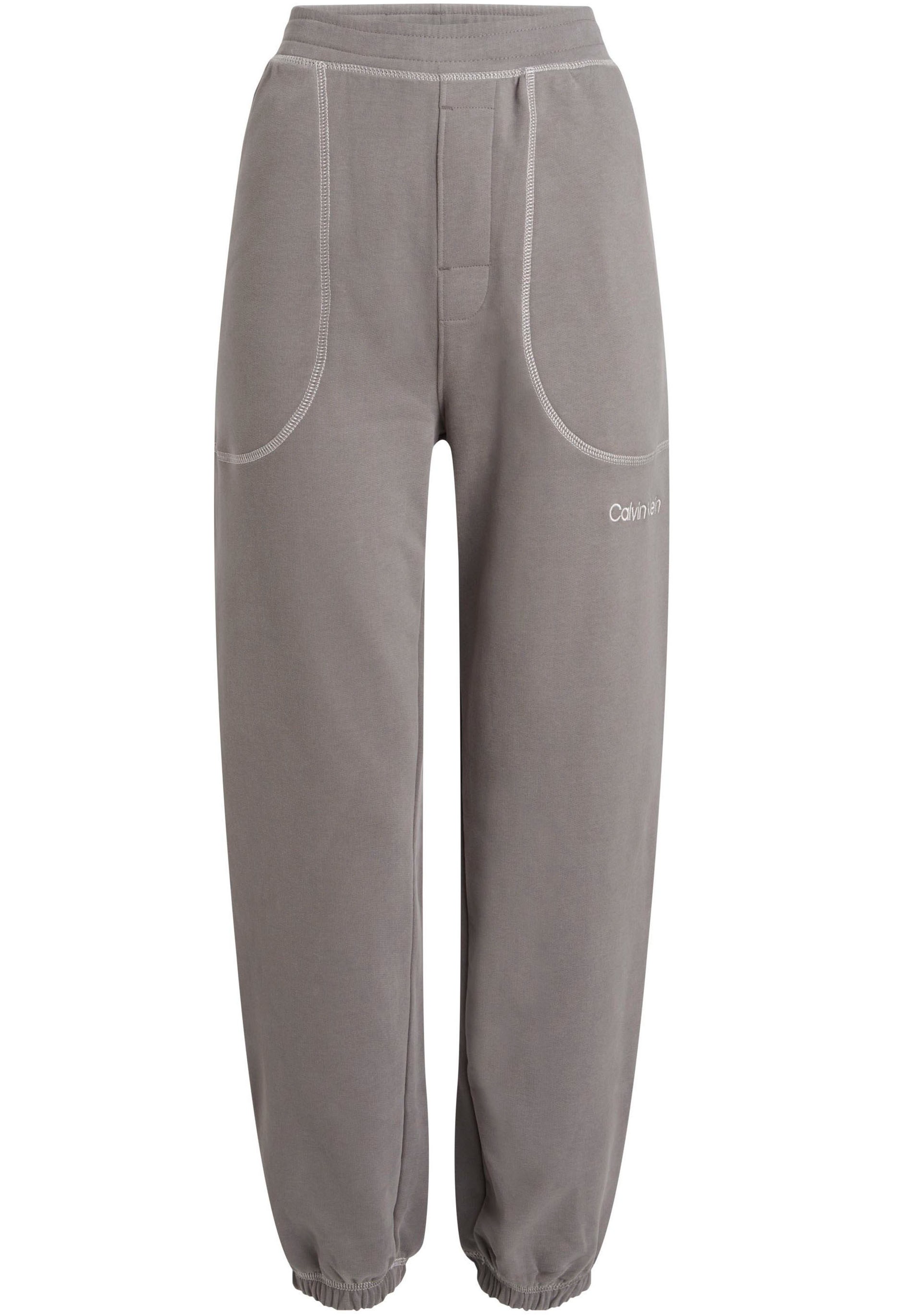 Calvin Klein JOGGER PA7 Ladies Joggers Charcoal Gray | Large
