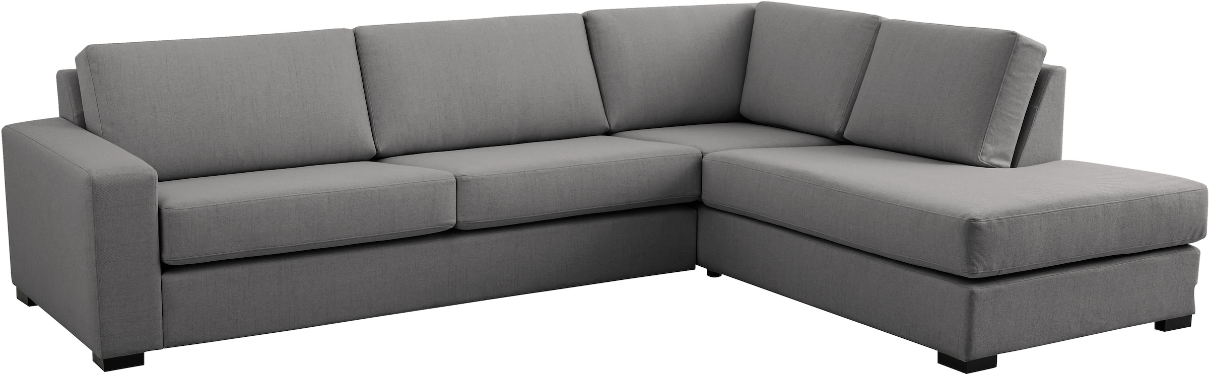 Home affaire Ecksofa »Branwell«, Breite 304 cm, Struktur fein, mit Wellenunterfederung