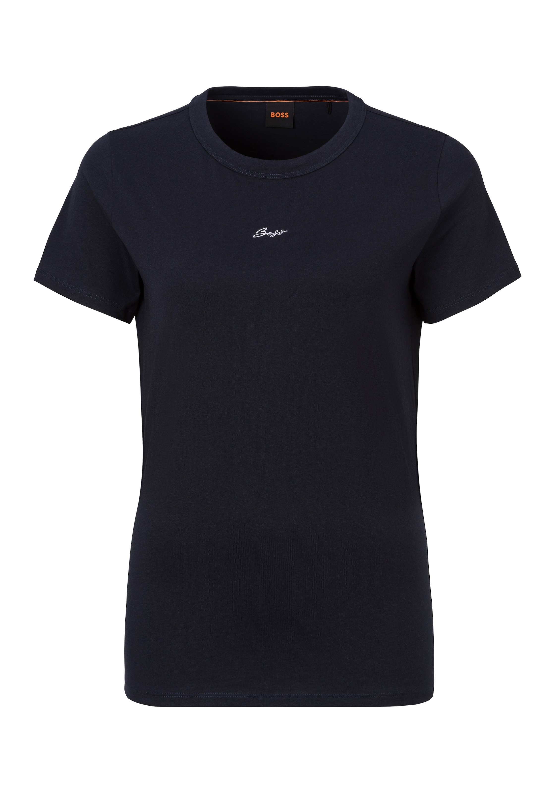 BOSS ORANGE T-Shirt "Elogo Premium Damenmode", mit Label-Stitching günstig online kaufen