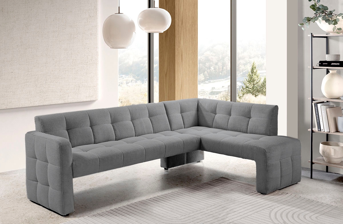 exxpo - sofa fashion Essbank »Barista, bequem und elegant, hohe Bodenfreiheit,«, Eckbank Barista bequem und elegant, hochwertige Detailverarbeitung