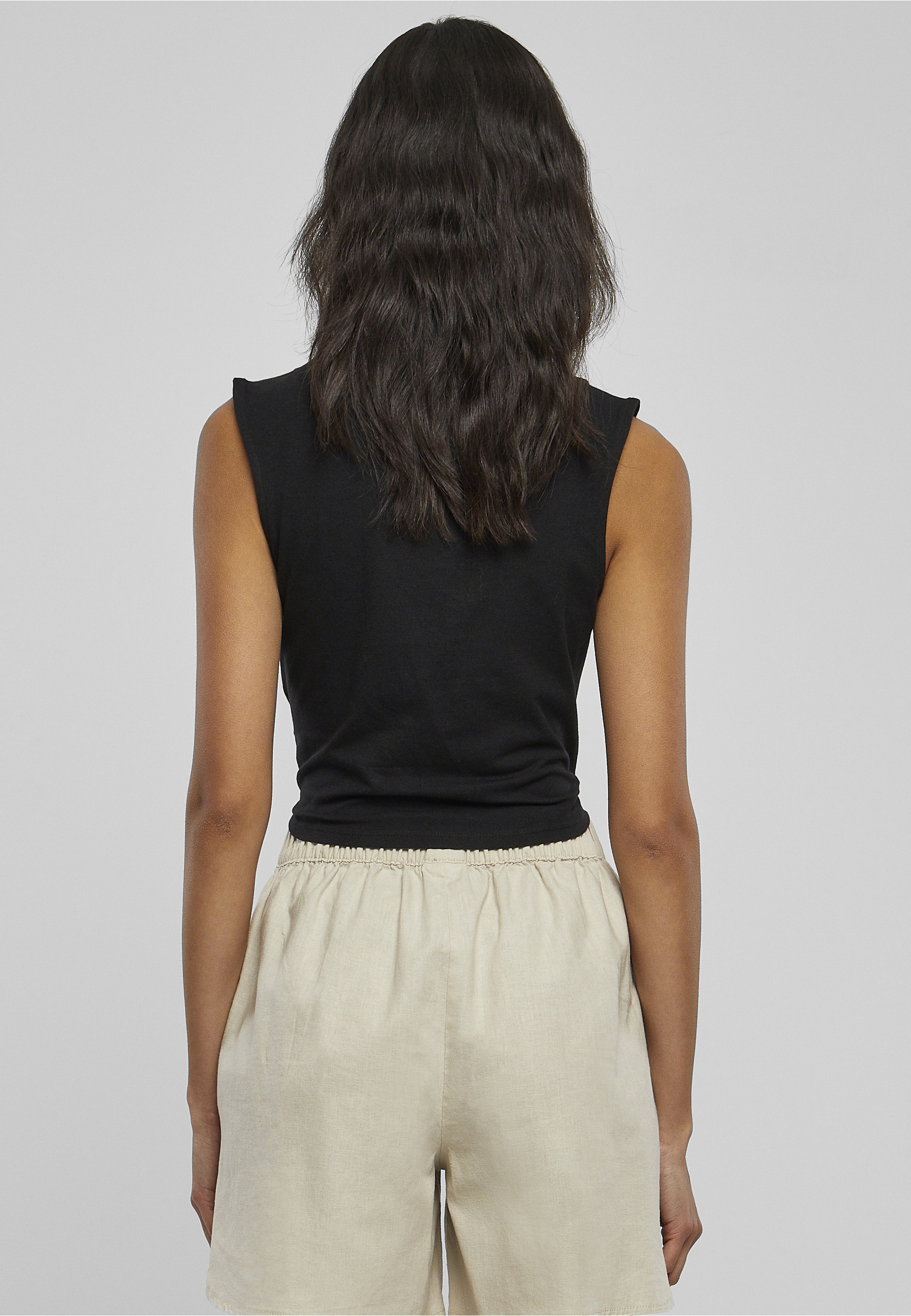 URBAN CLASSICS Muskelshirt »Urban Classics Damen Ladies Short Corsage Top« 1 Stk.
