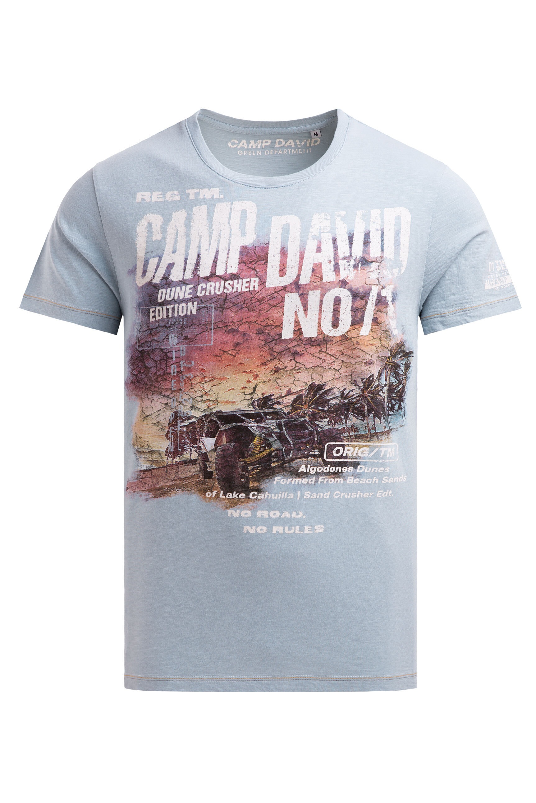 CAMP DAVID Rundhalsshirt aus Baumwolle