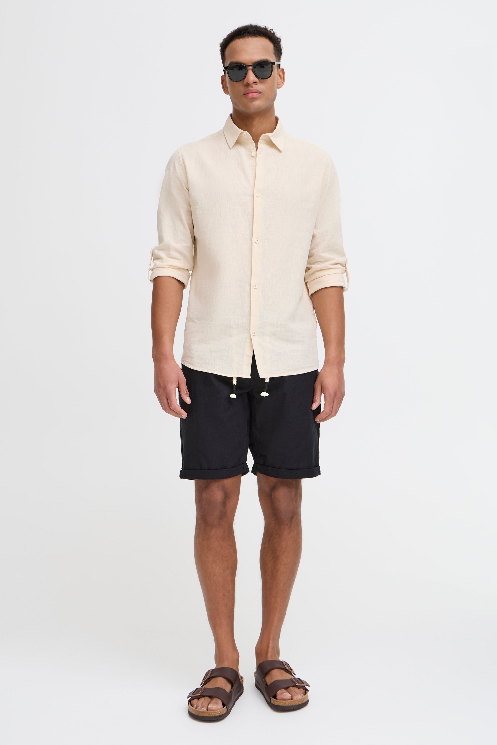 Thumbnail - Blend Shorts "BHLias" Chino Shorts aus Leinenmix