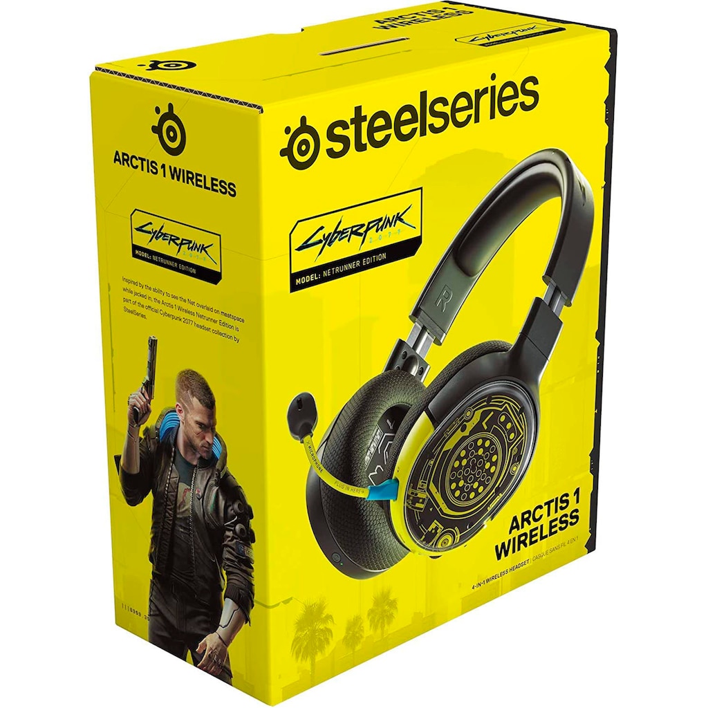 SteelSeries Gaming-Headset »Arctis 1 wireless Cyberpunk 2077 Edition«