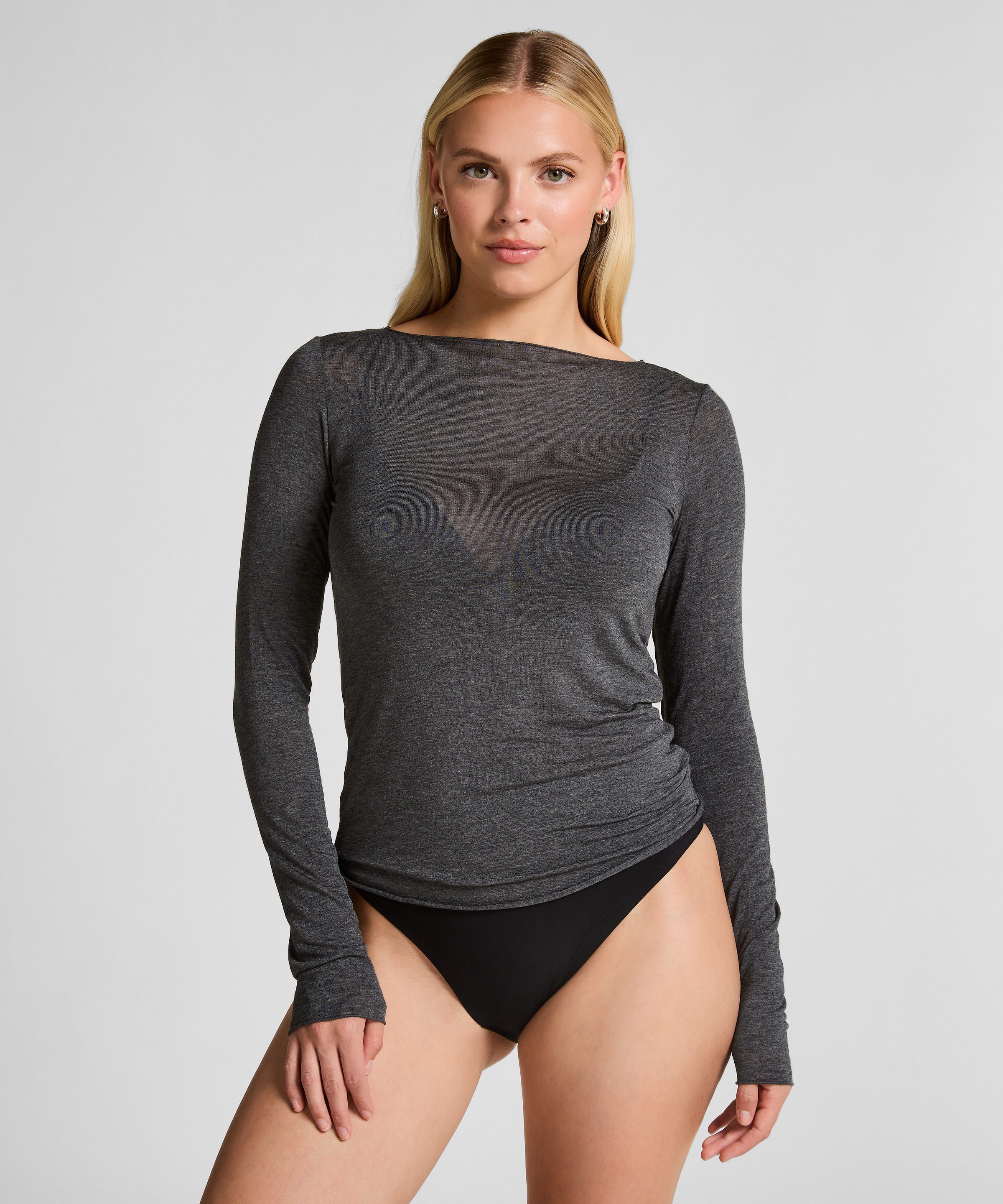 Hunkemöller Pyjama »super soft Boatneck shirt with Cashmere«