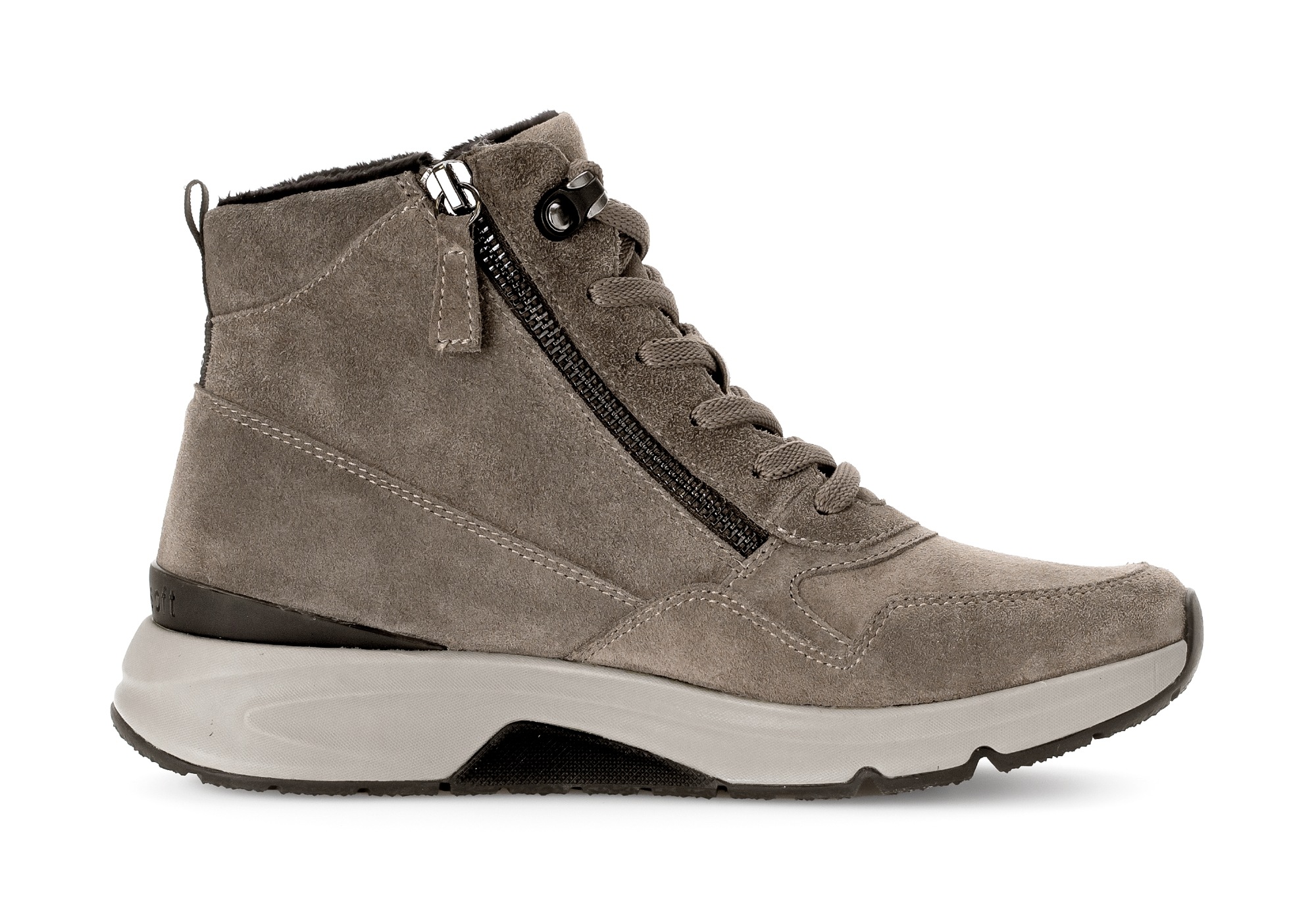 Gabor Rollingsoft Keilsneaker, Plateau, Schnürboots, Kofmortschuh mit herausnehmbarem Fußbett