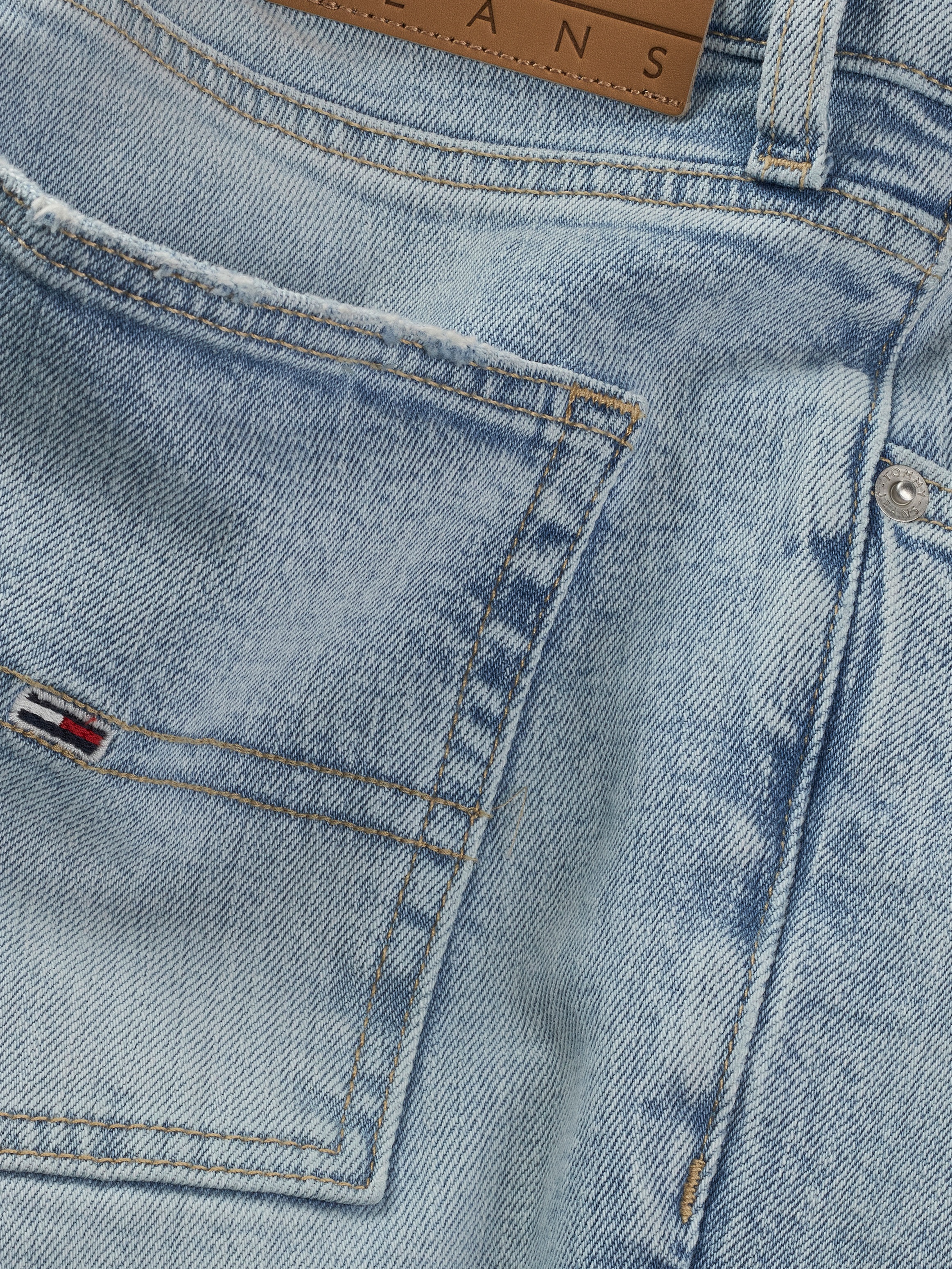 Tommy Jeans Slim-fit-Jeans »Scanton Slim Denim«, Mit Gürtelschlaufen